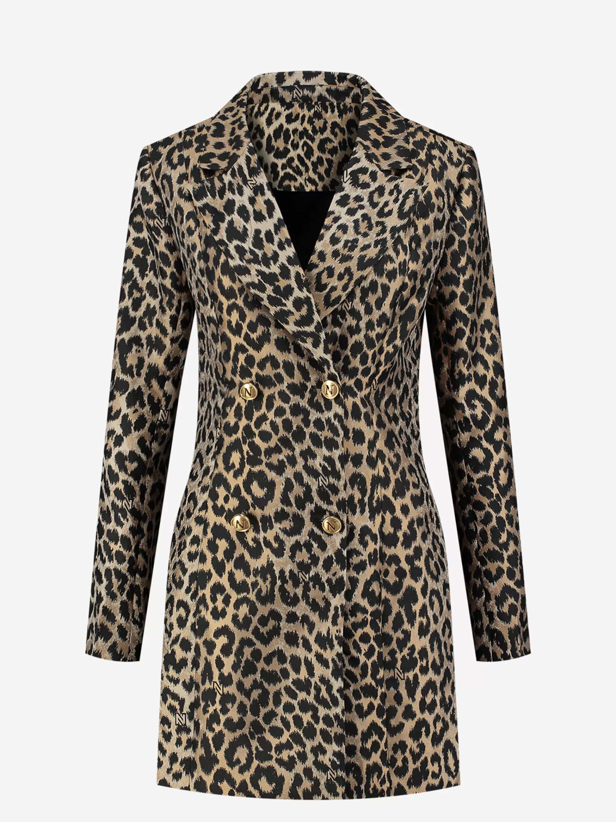 Women FIFTH HOUSE Dresses-Blazer Dress with animal print