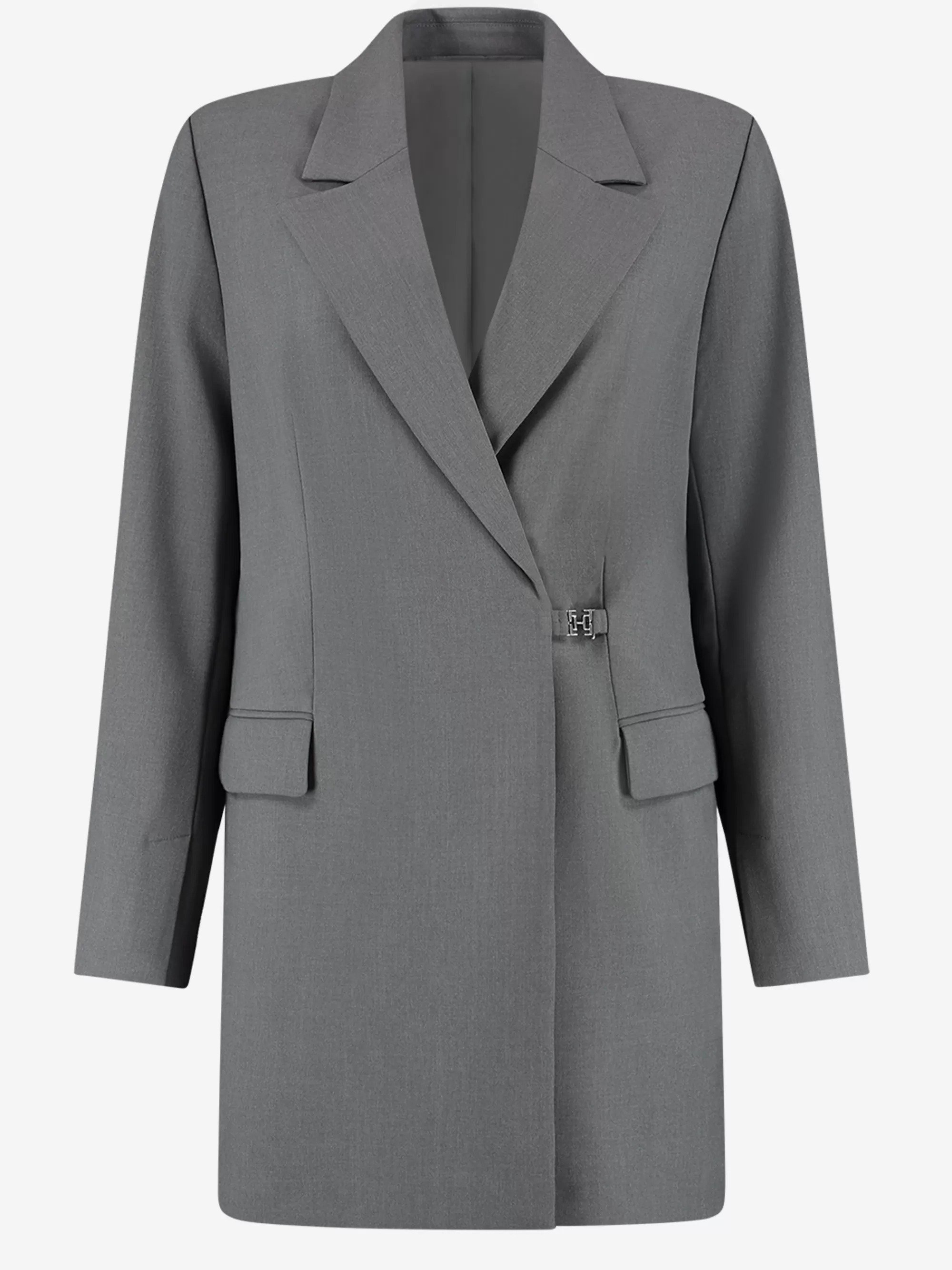 Women FIFTH HOUSE Dresses-Blazer dress with lapel collar and flap pockets