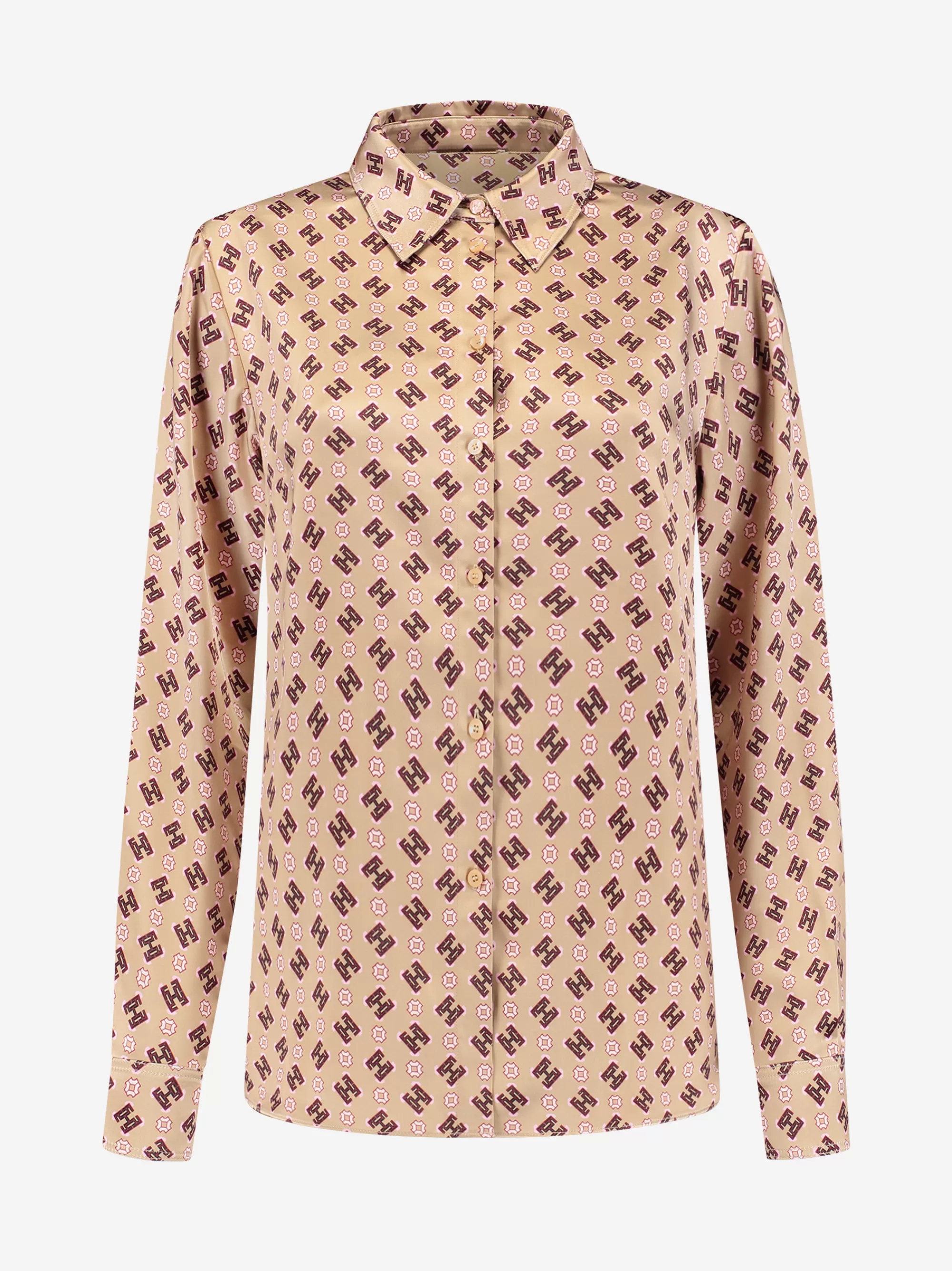 Women FIFTH HOUSE Shirts & Blouses-Blouse with FH pattern