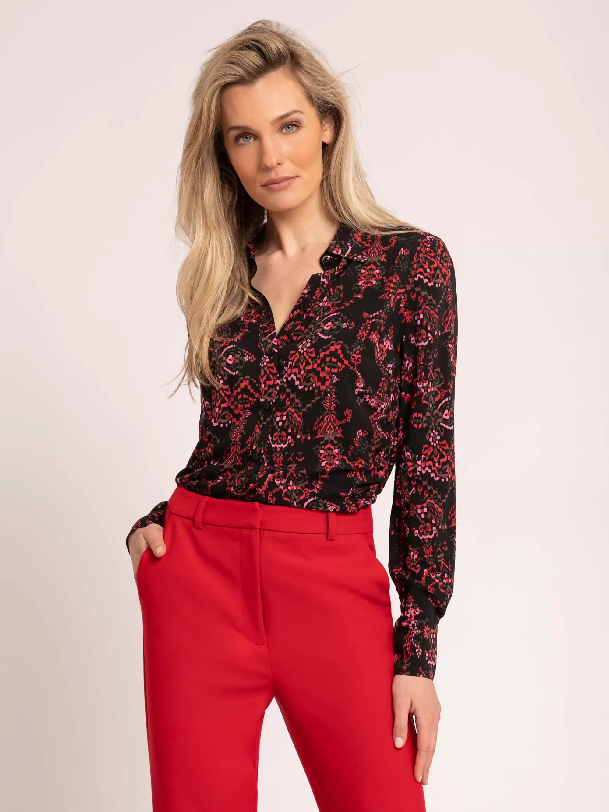 Women FIFTH HOUSE Shirts & Blouses-Blouse with flower print