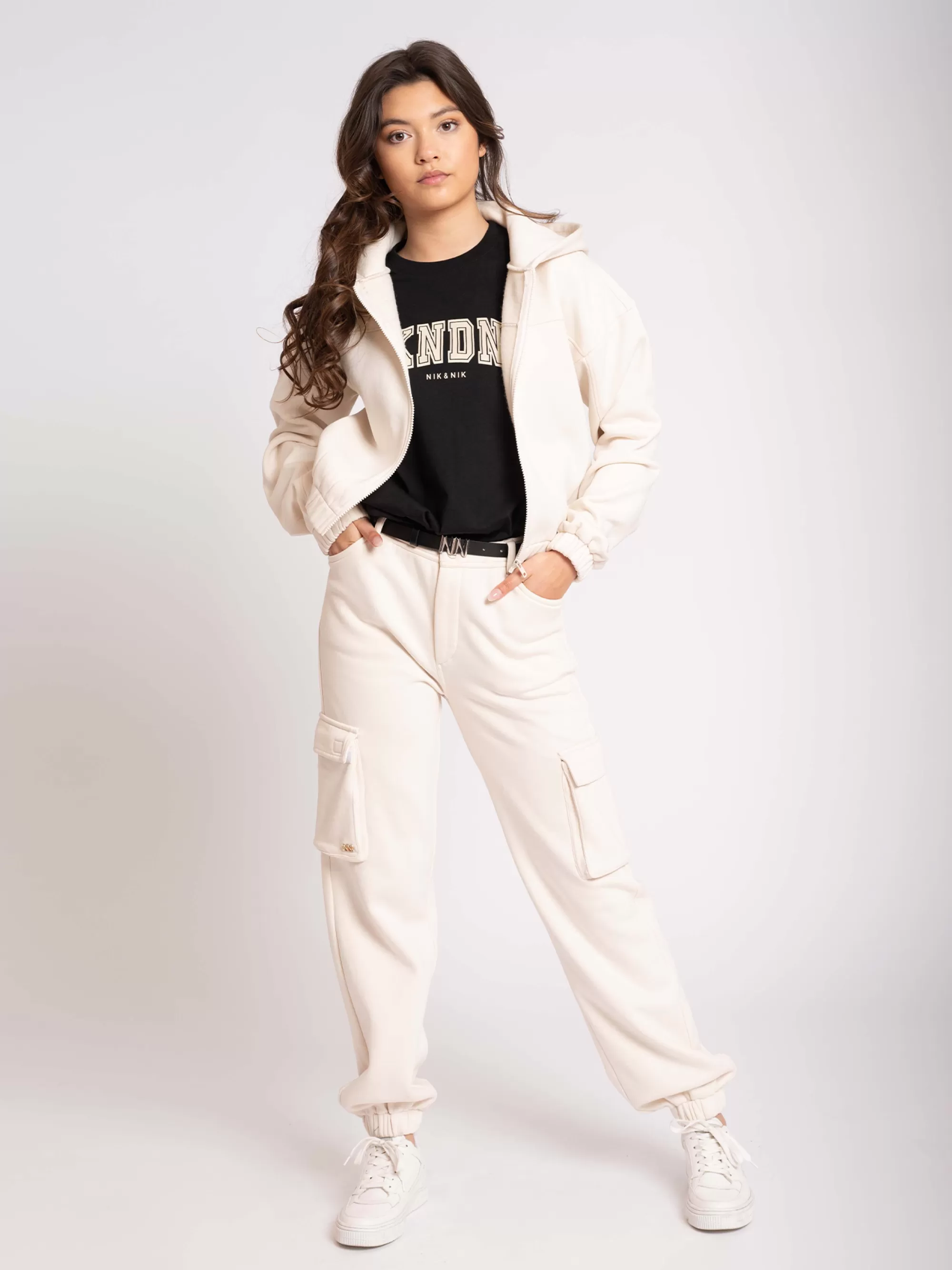 FIFTH HOUSE Pants & Jeans-Cargo Sweat pants with high rise