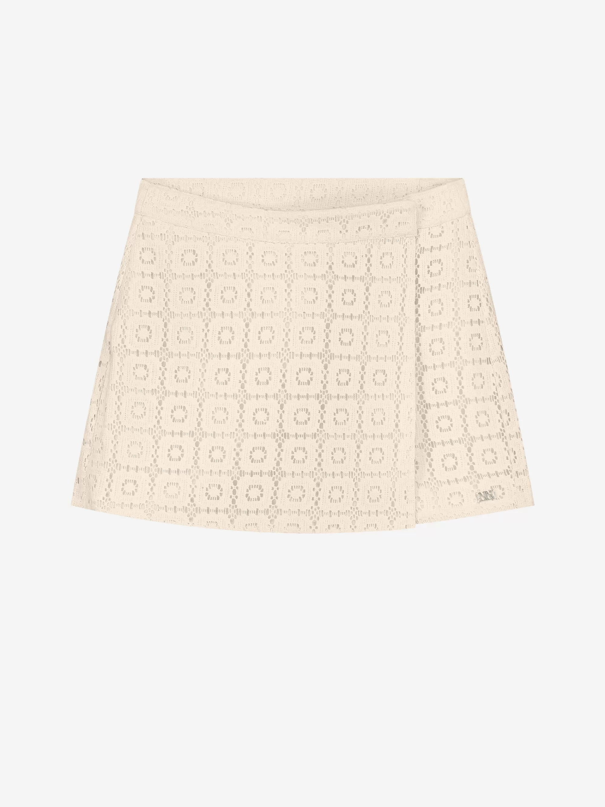 FIFTH HOUSE Shorts | Skirts-Crochet Skort with lay-over