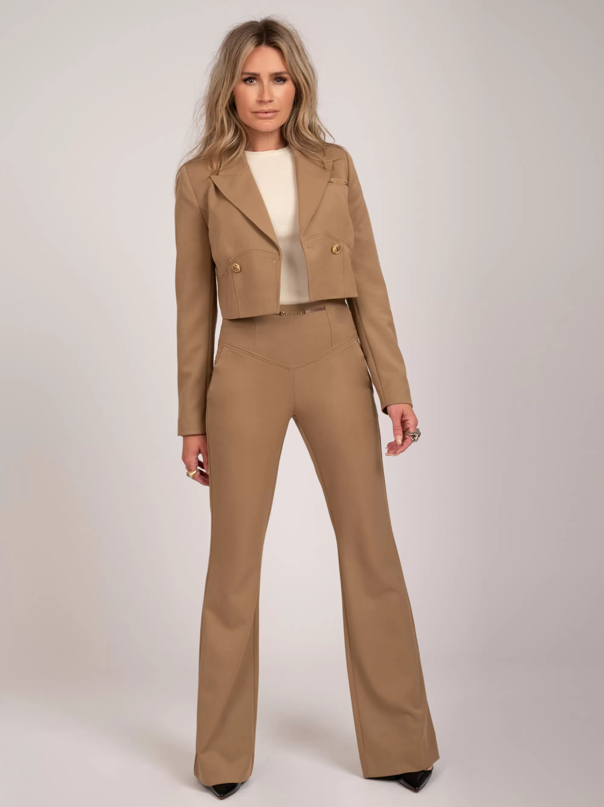 Women FIFTH HOUSE Blazers & Waistcoats-Cropped blazer