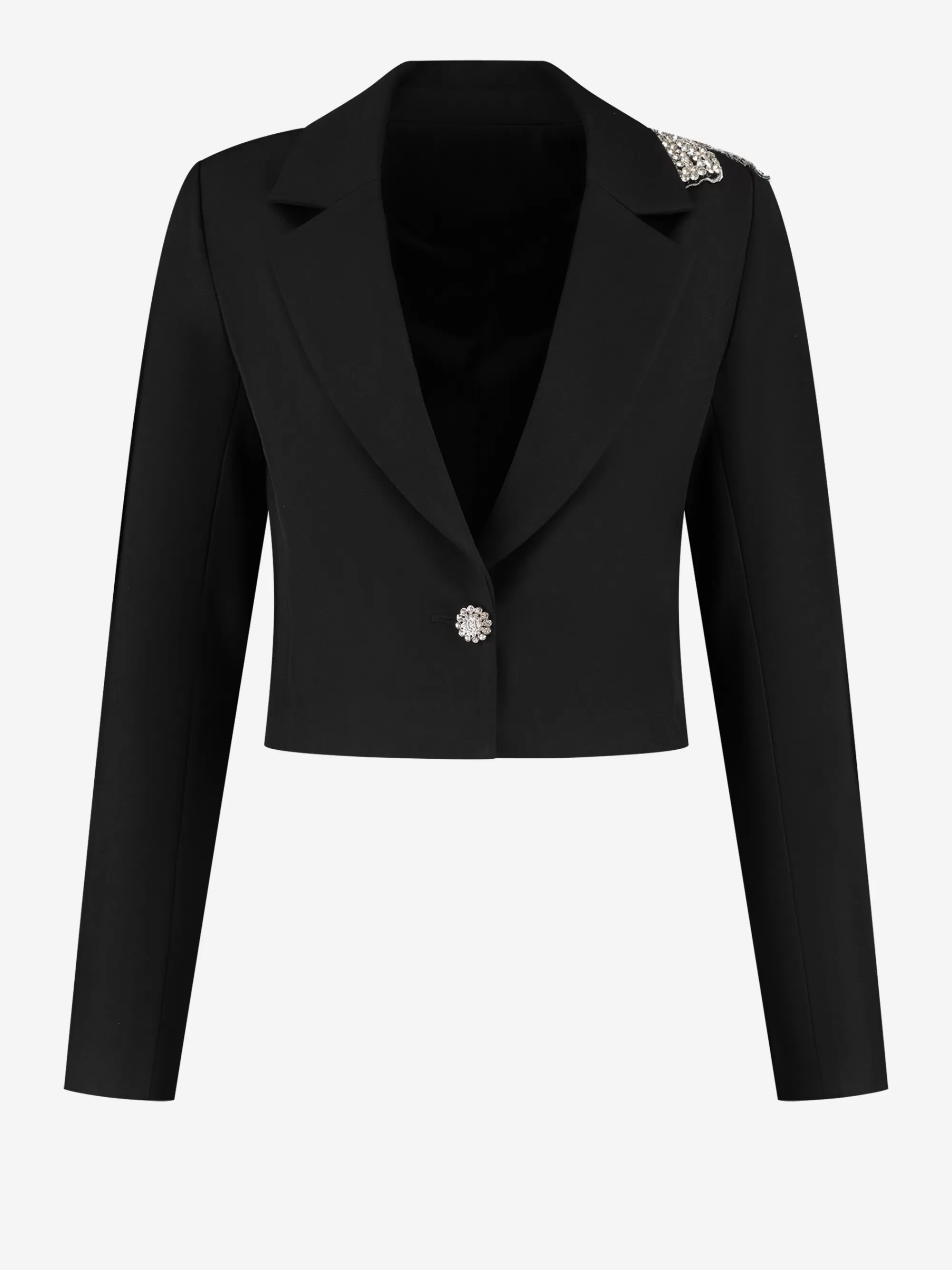 Women FIFTH HOUSE Blazers & Waistcoats-Cropped blazer with glitter bow