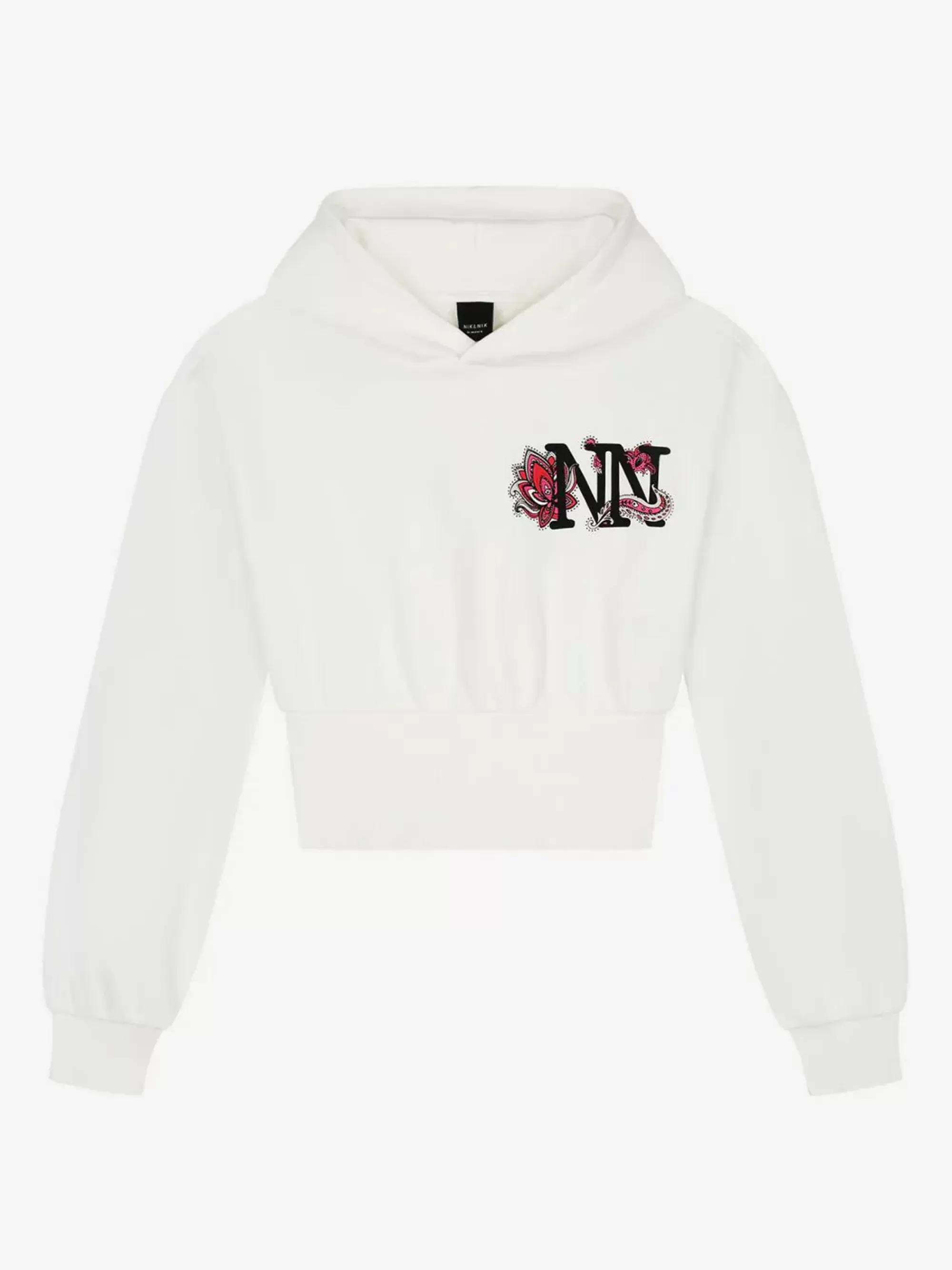 FIFTH HOUSE Sweaters & Cardigans-Cropped hoodie with logo