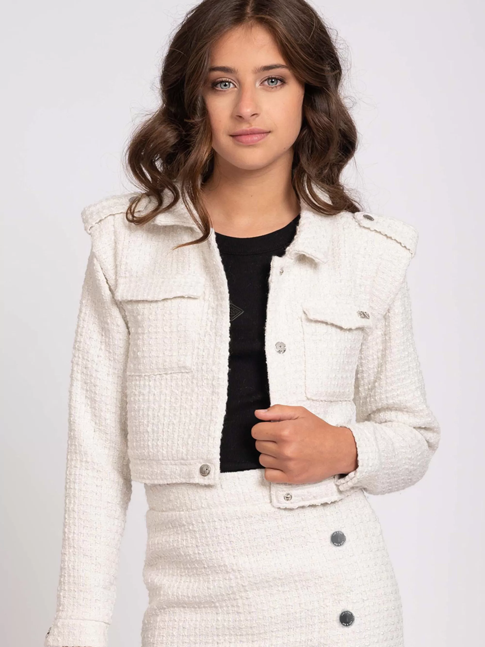 FIFTH HOUSE Jackets & Blazers-Cropped jacket with pockets