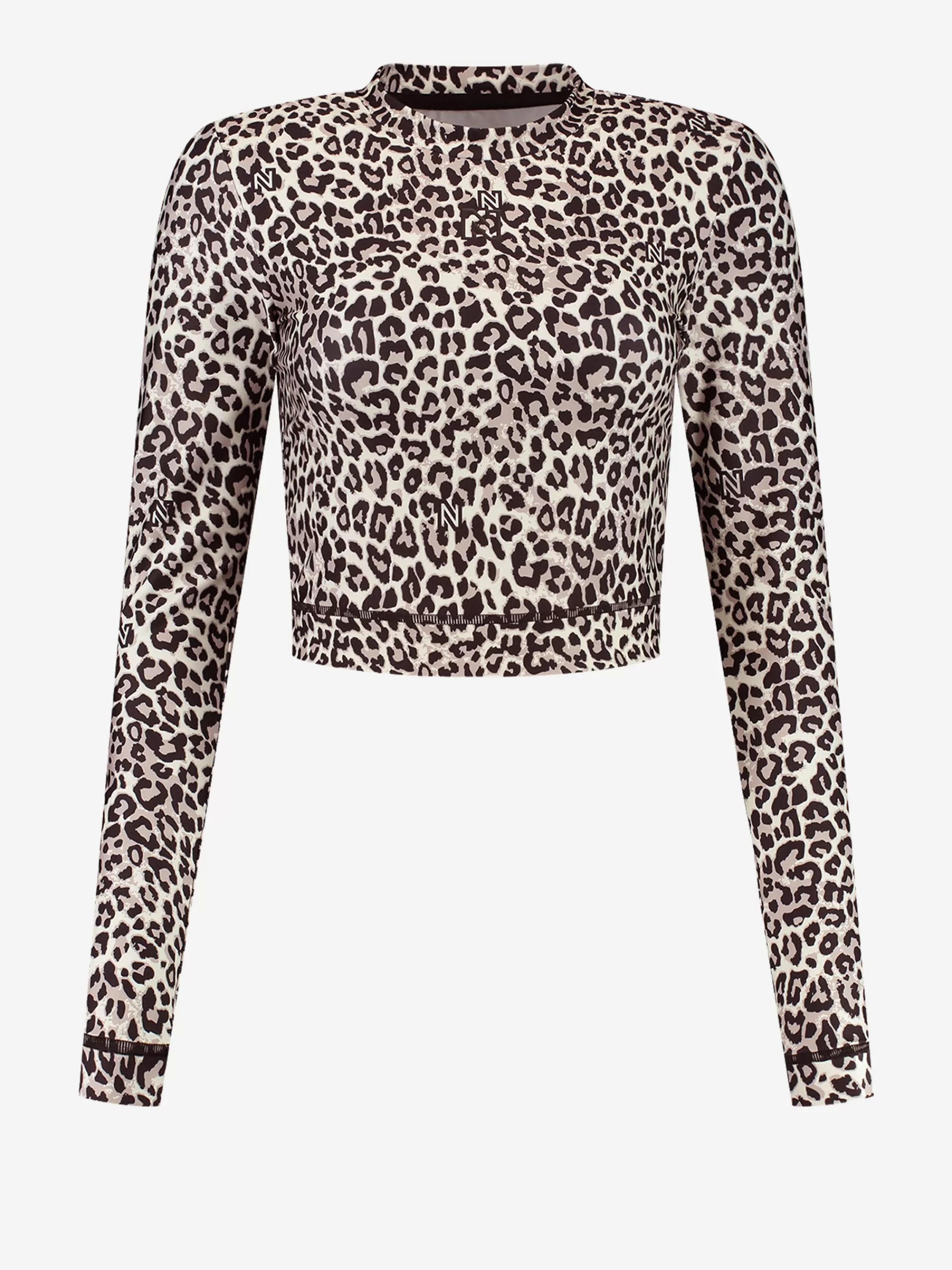 Women FIFTH HOUSE Sportswear | Tops-Cropped sport top with animal print