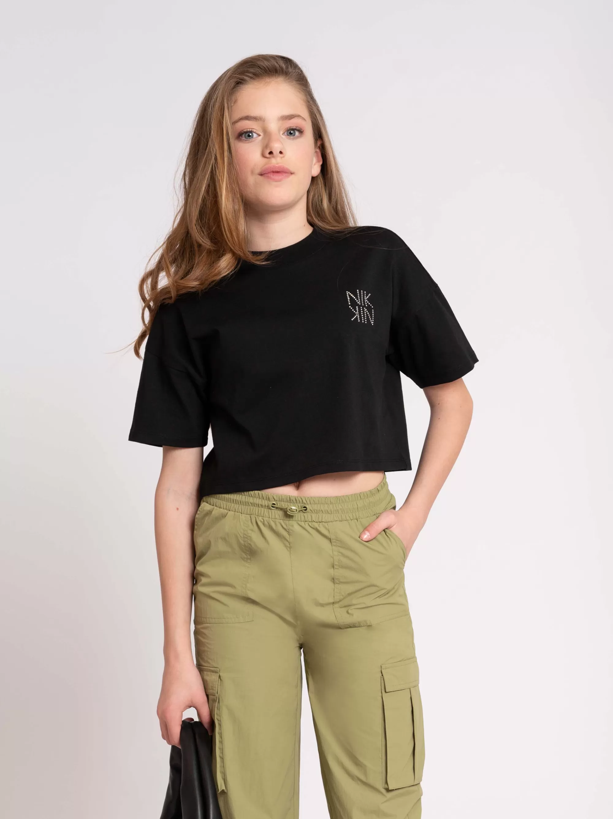 FIFTH HOUSE T-shirts-Cropped t-shirt