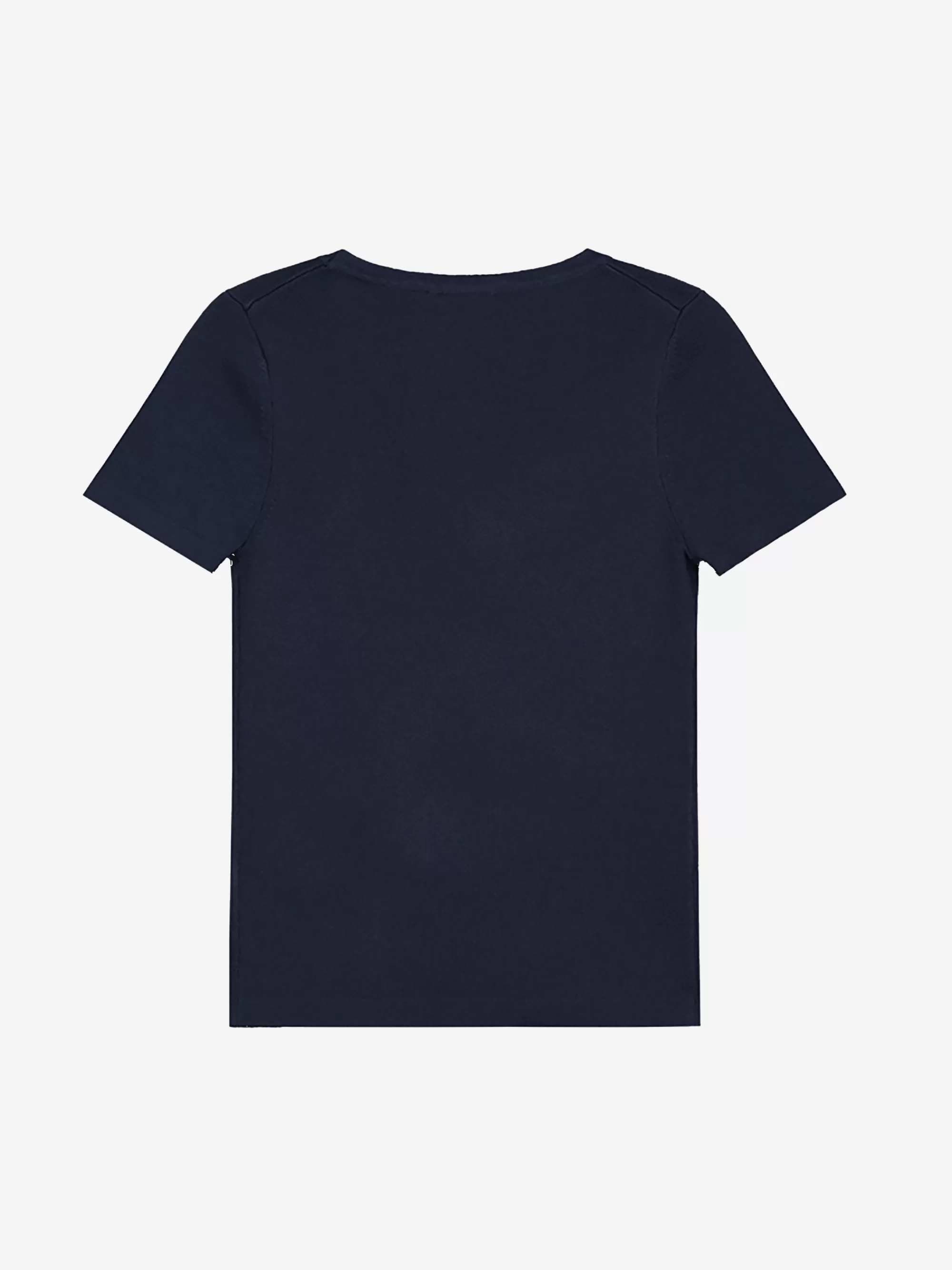 FIFTH HOUSE T-shirts-Dark blue top with short sleeves