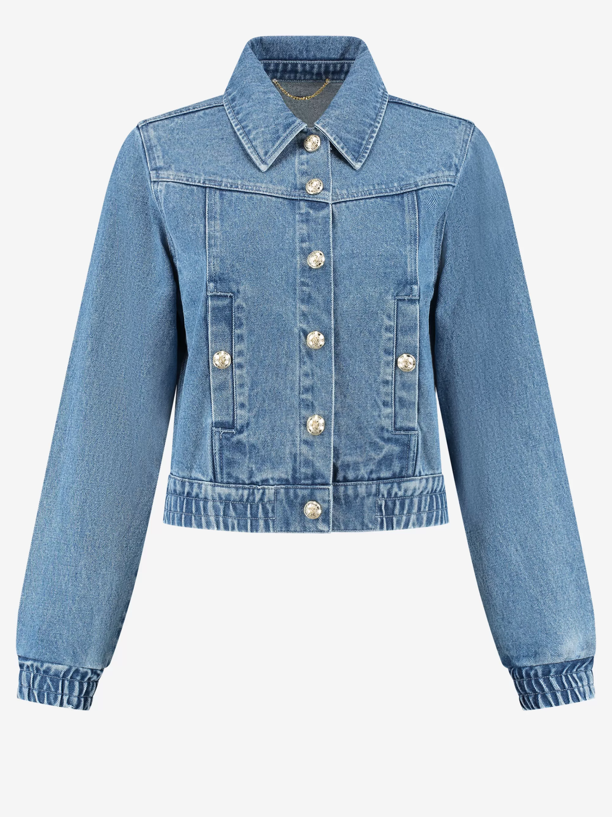 Women FIFTH HOUSE Coats & Jackets-Denim bomber