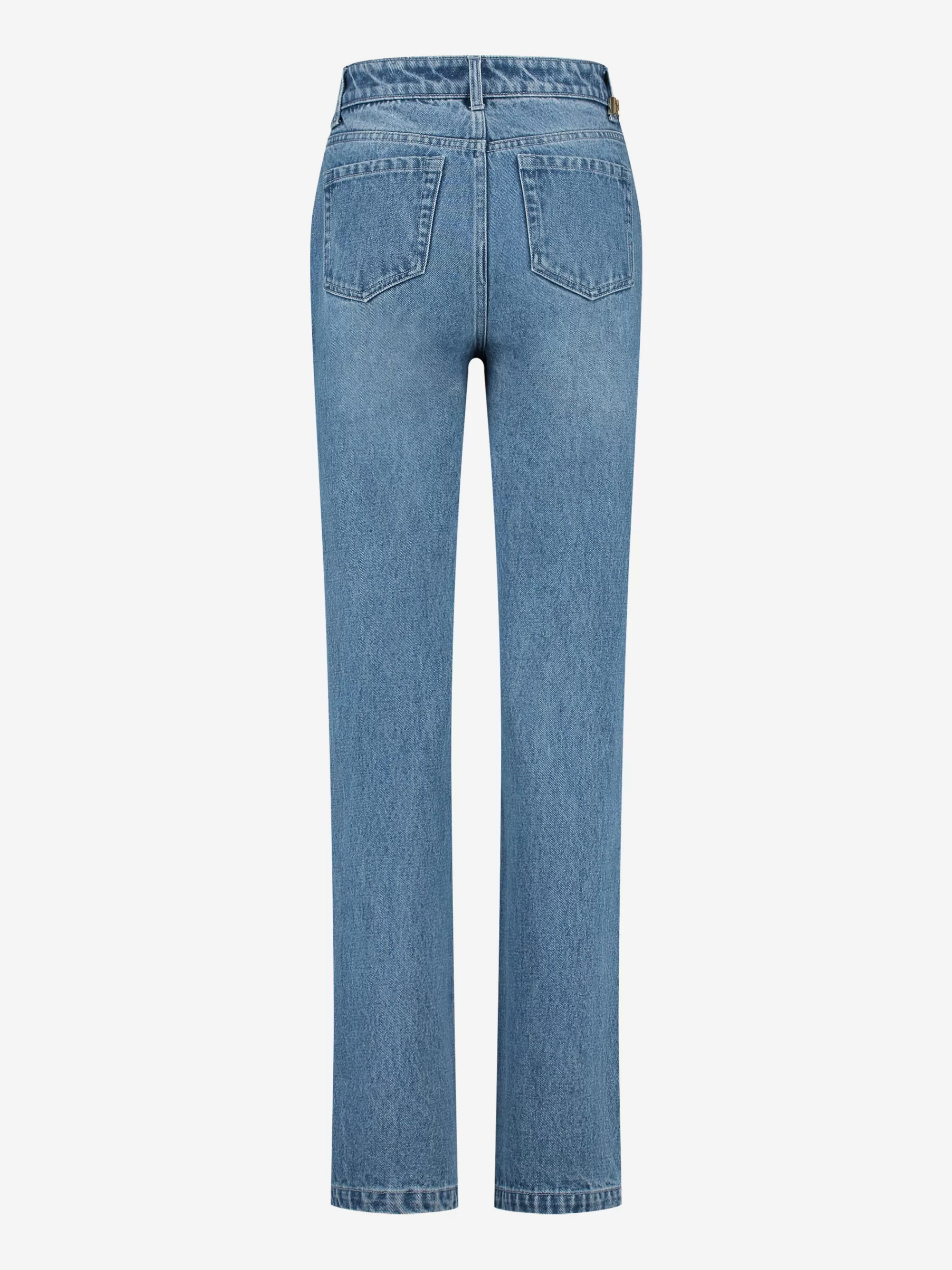 Women FIFTH HOUSE Pants & Jeans-Denim jeans with crossed waistband