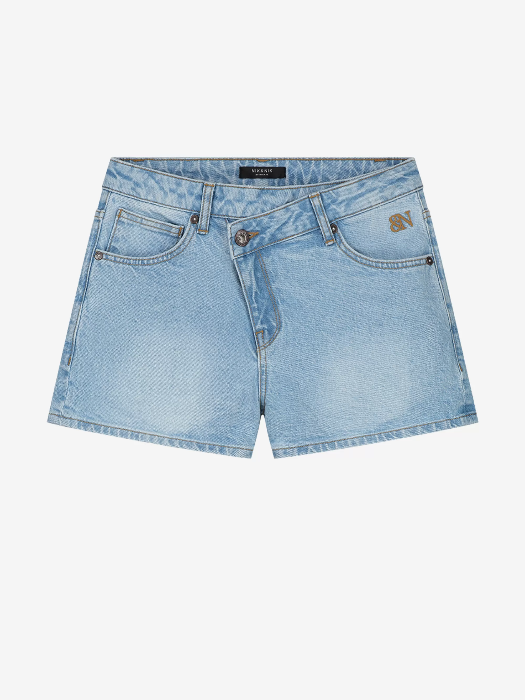 FIFTH HOUSE Shorts-Denim short with cross over button