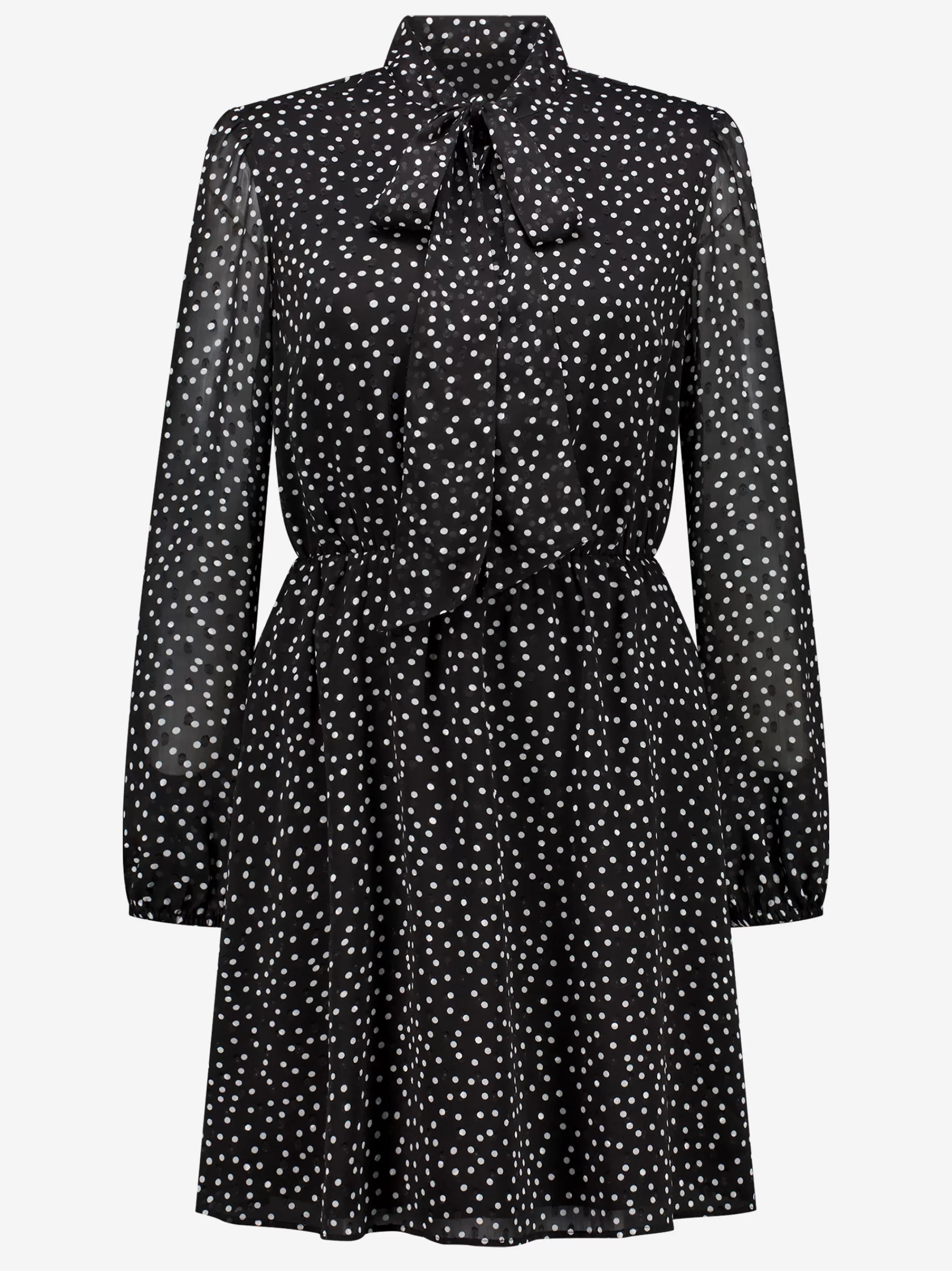 Women FIFTH HOUSE Dresses-Dotted dress with bow detail