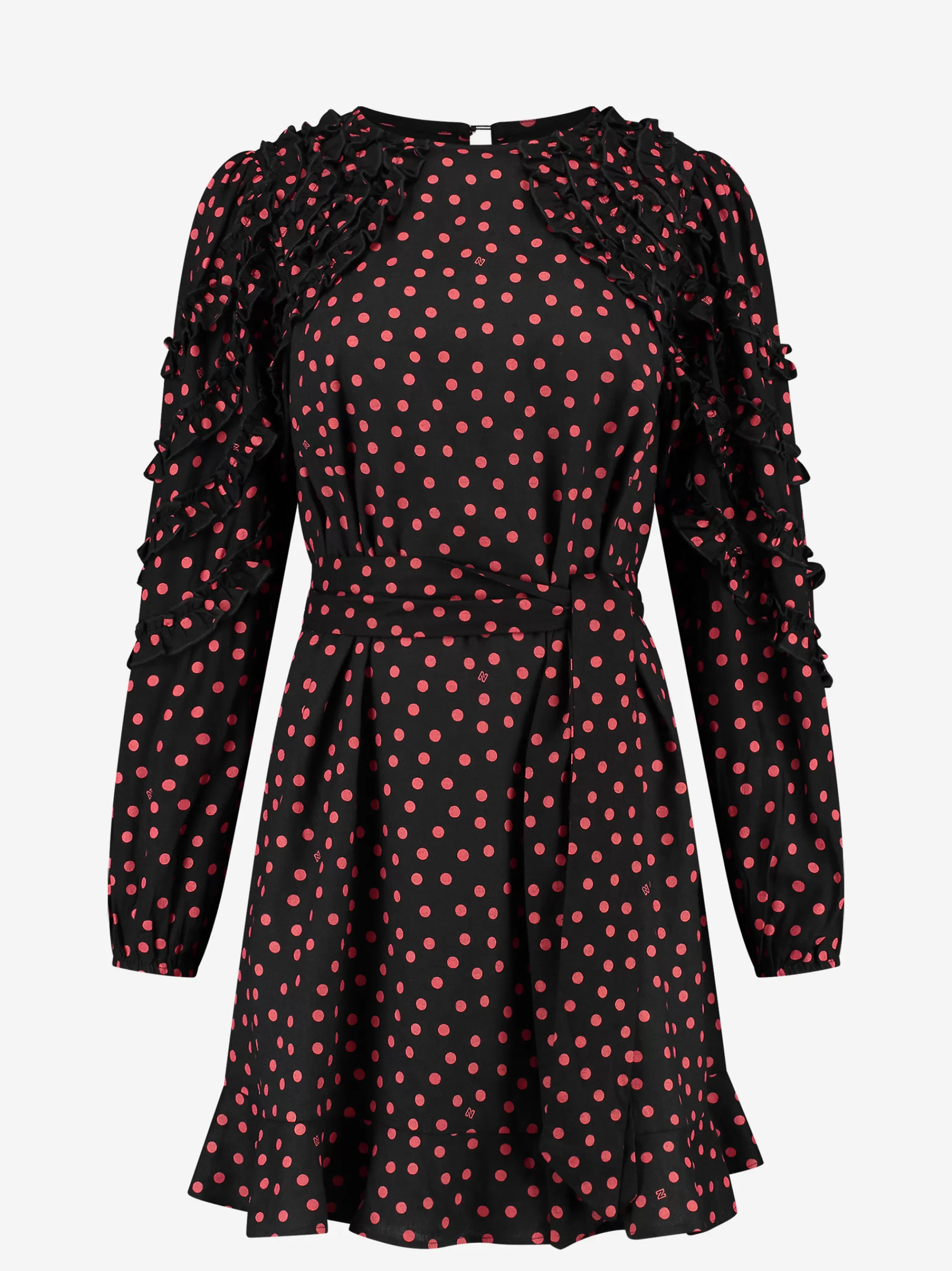 Women FIFTH HOUSE Dresses-Dotted dress with ruffles