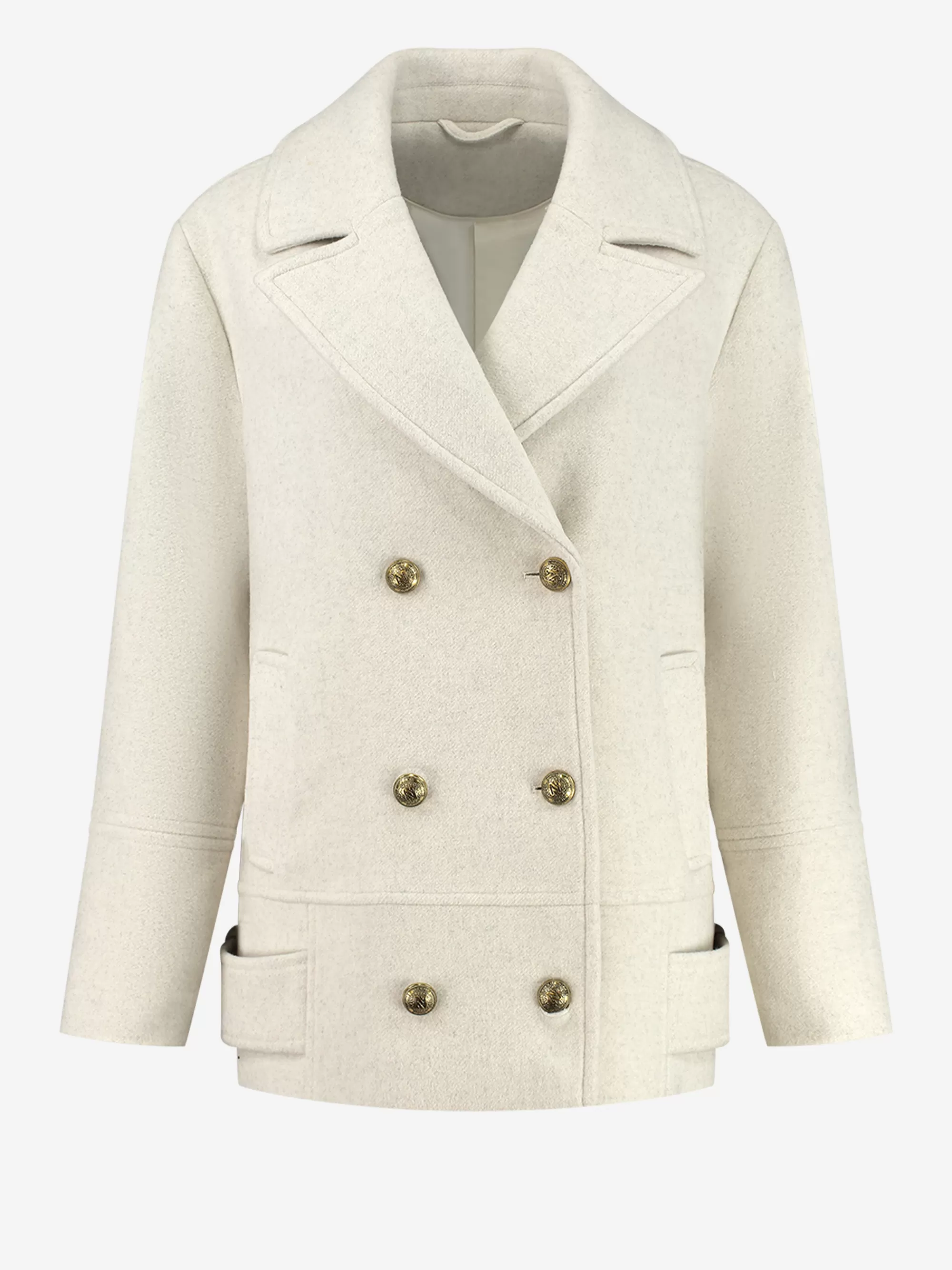 Women FIFTH HOUSE Coats & Jackets-Double-breasted Loose fit coat