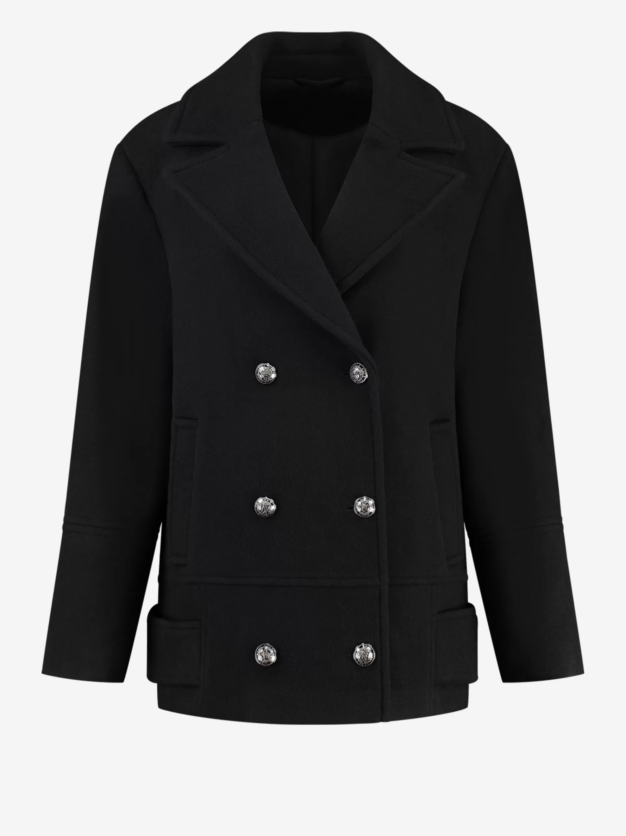 Women FIFTH HOUSE Coats & Jackets-Double-breasted Loose fit coat