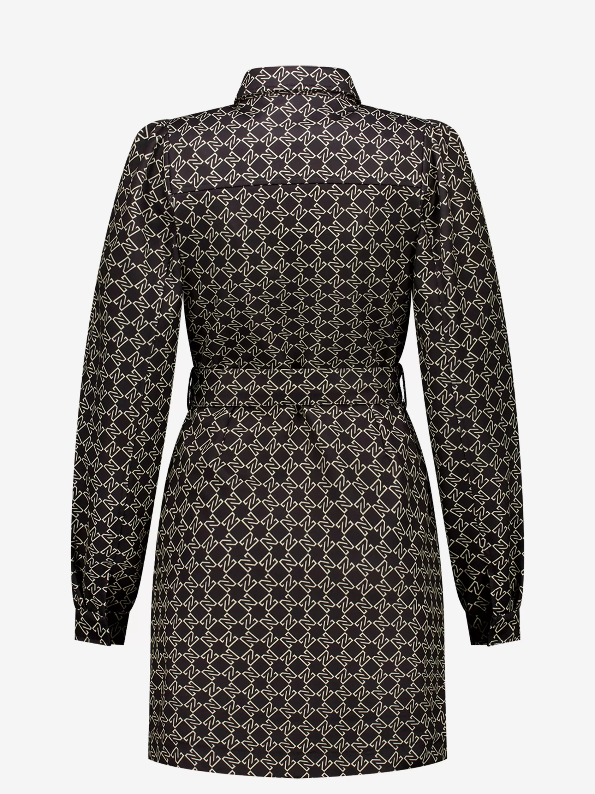 Women FIFTH HOUSE Dresses-Dress with logo pattern and tie cord