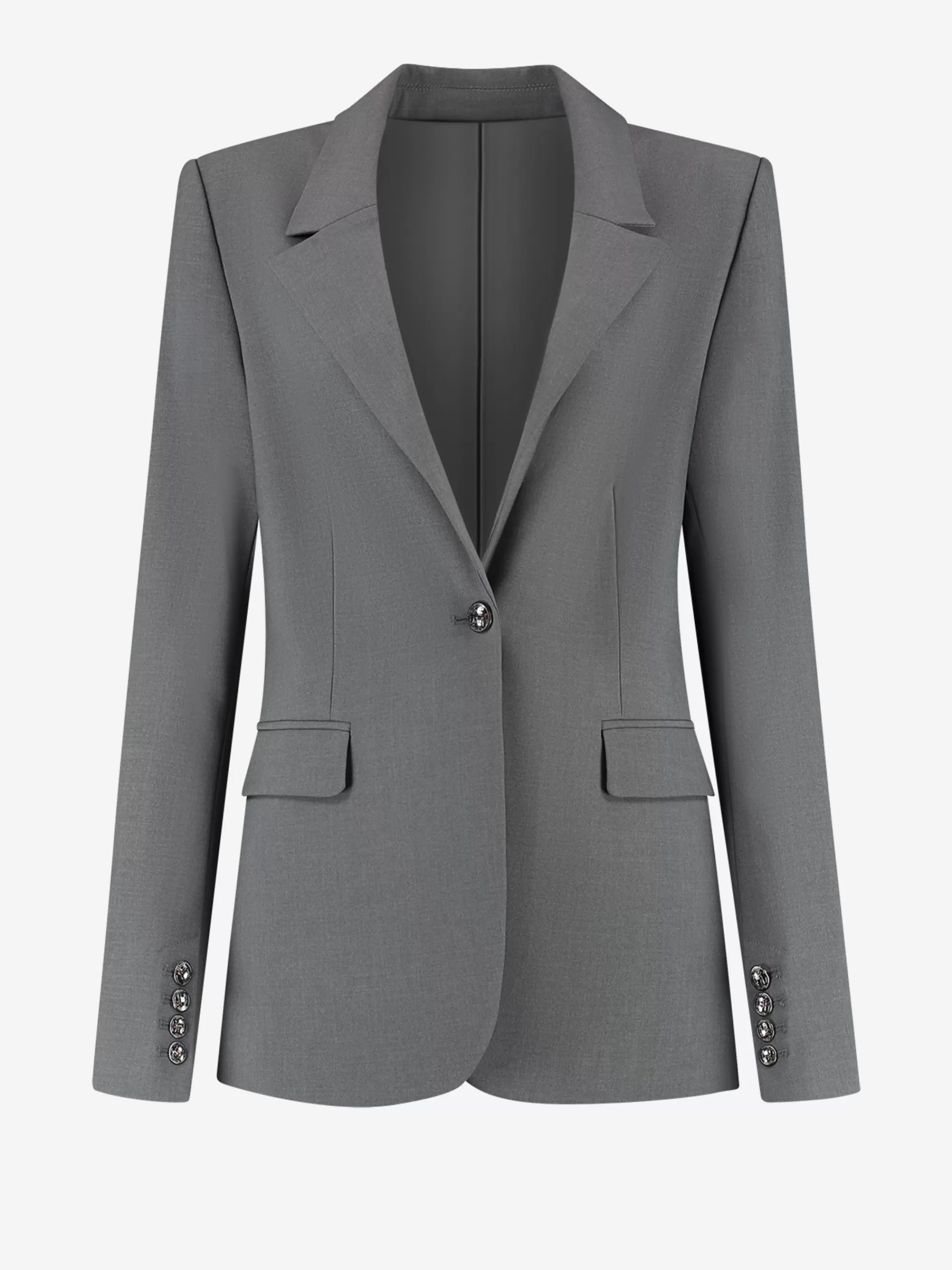 Women FIFTH HOUSE Sets & Co-ords | Blazers & Waistcoats-Fitted blazer with lapel collar and flap pockets