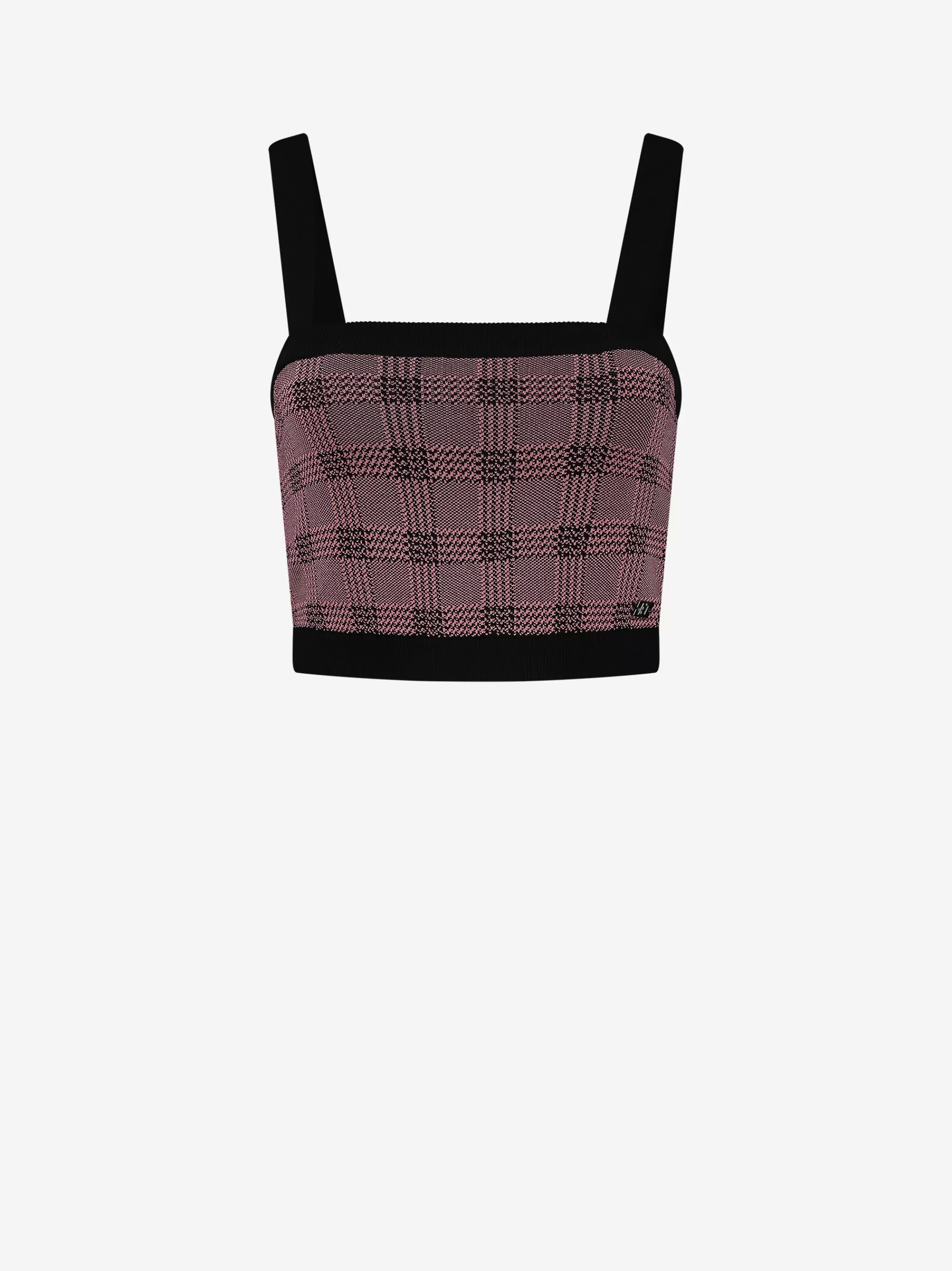 Women FIFTH HOUSE Tops-Fitted checkered top