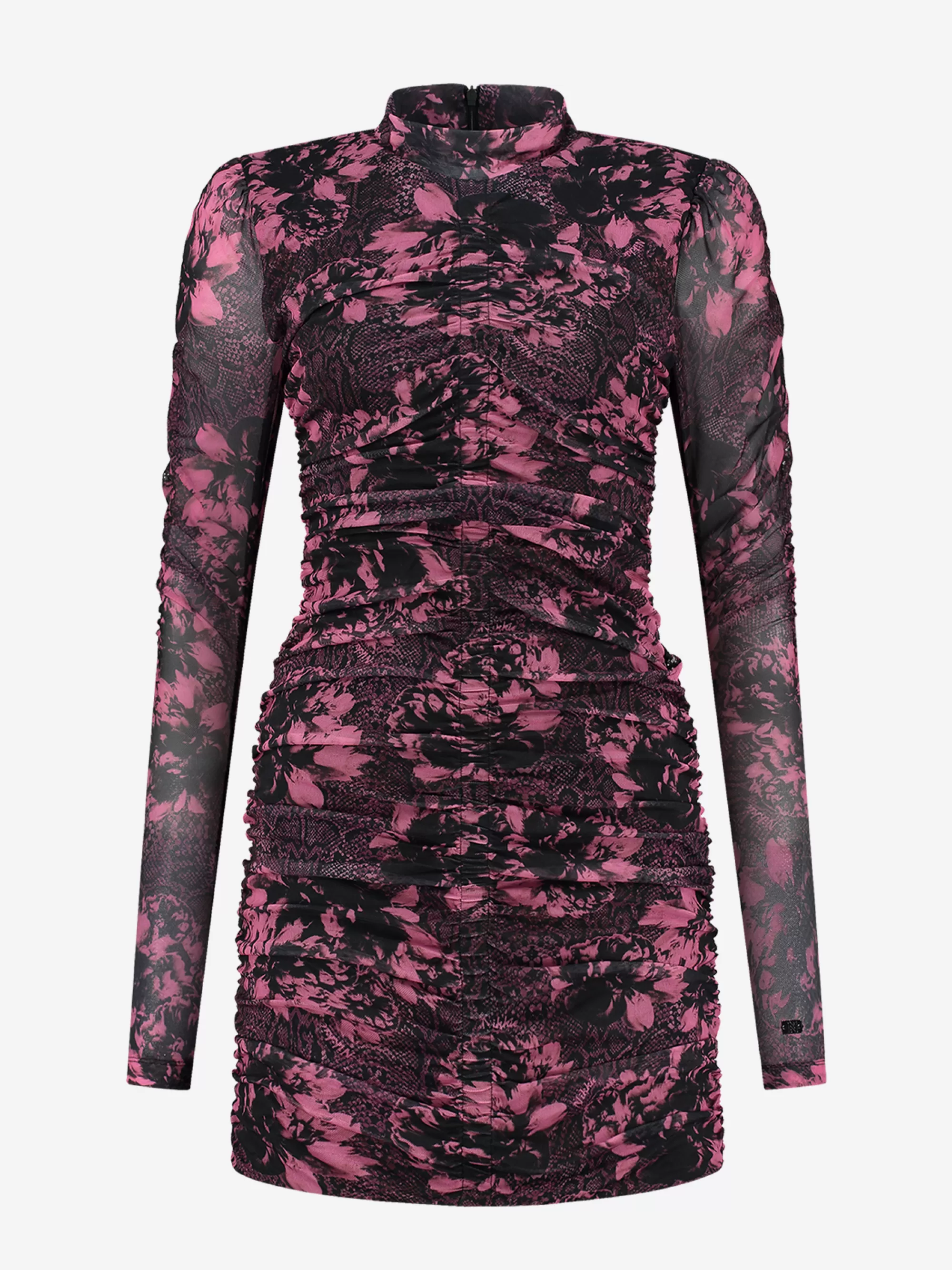 Women FIFTH HOUSE Dresses-Fitted dress with all over print