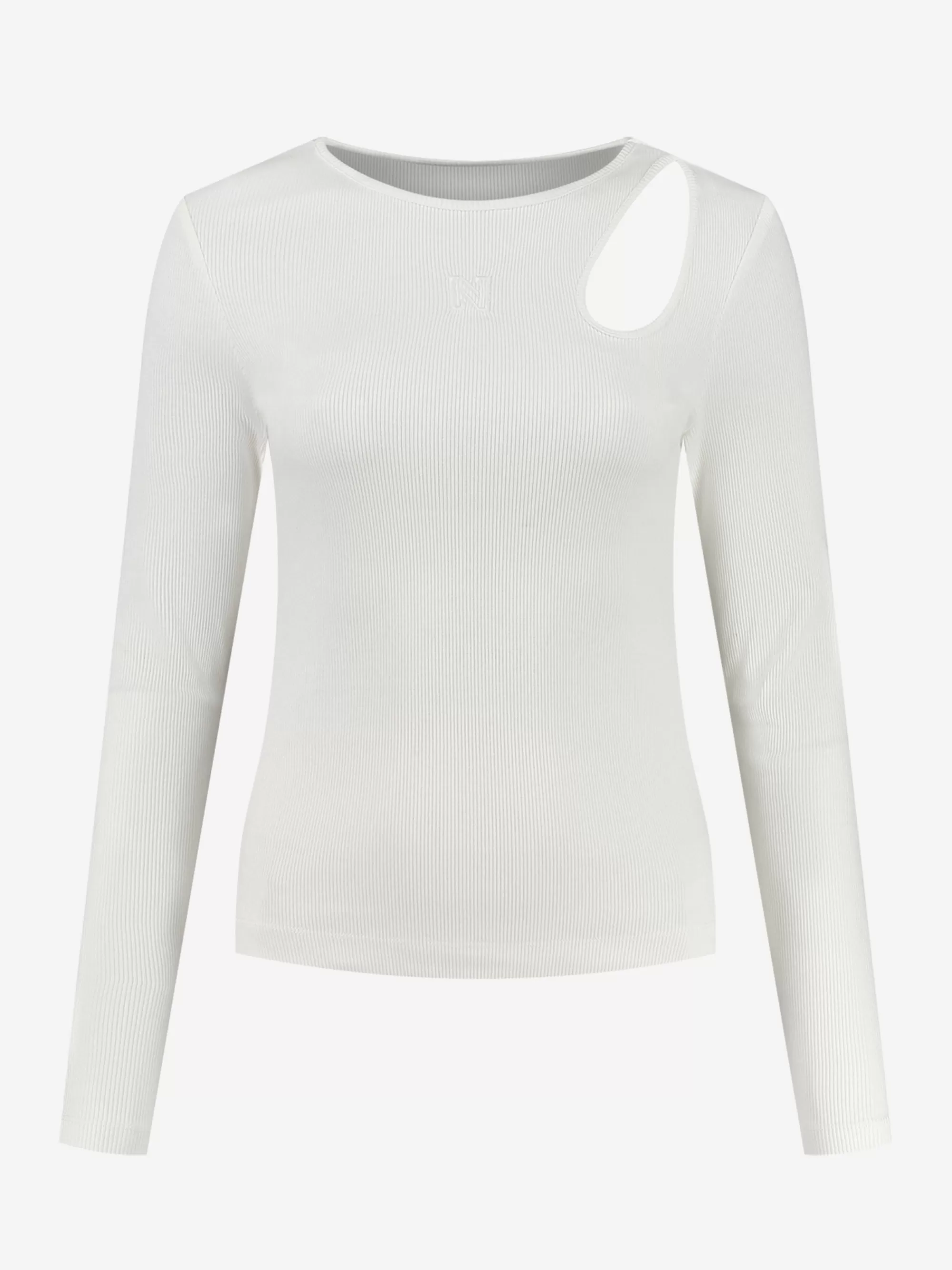 Women FIFTH HOUSE Tops-Fitted longsleeve with cut-out