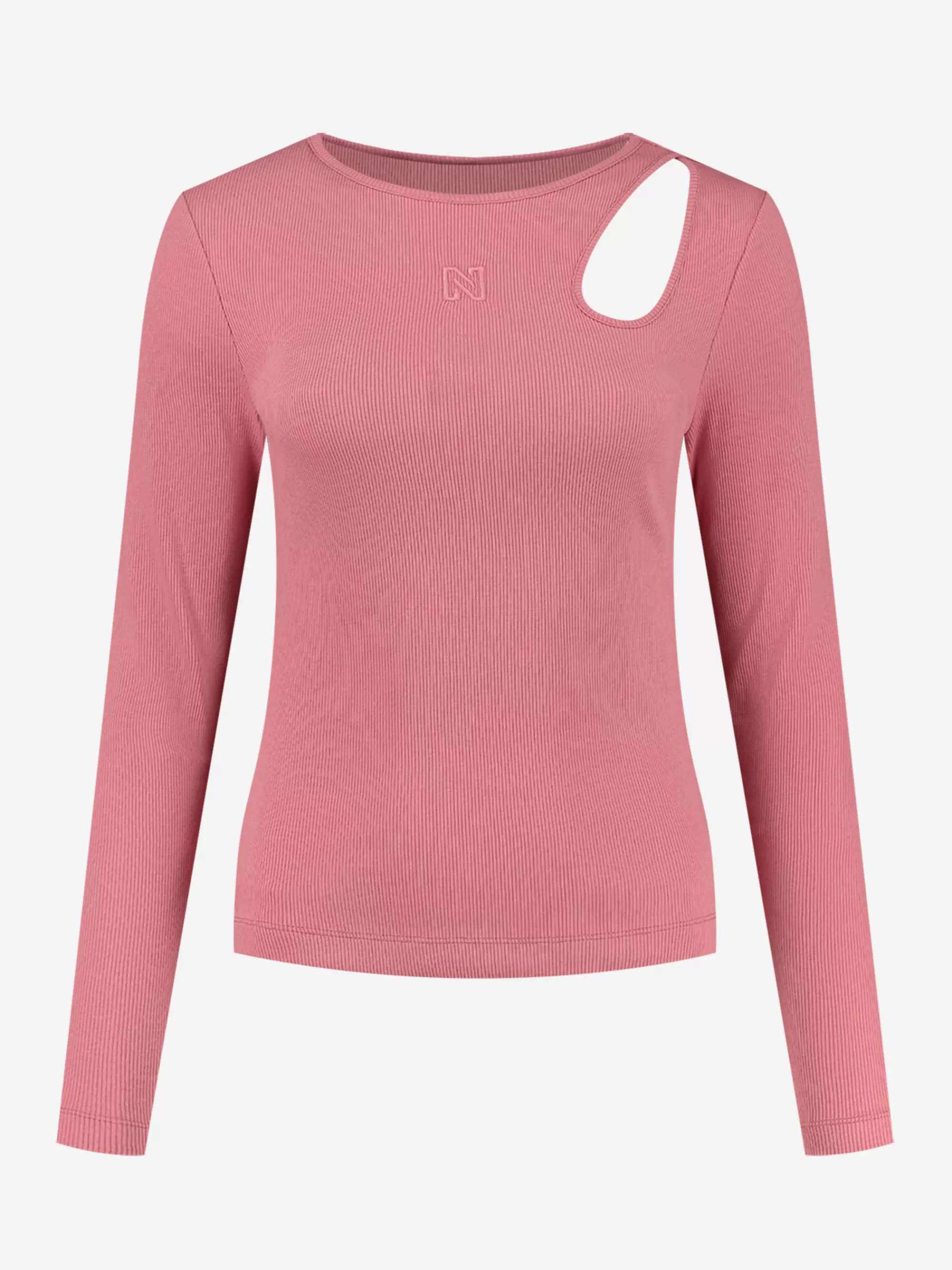 Women FIFTH HOUSE Tops-Fitted longsleeve with cut-out