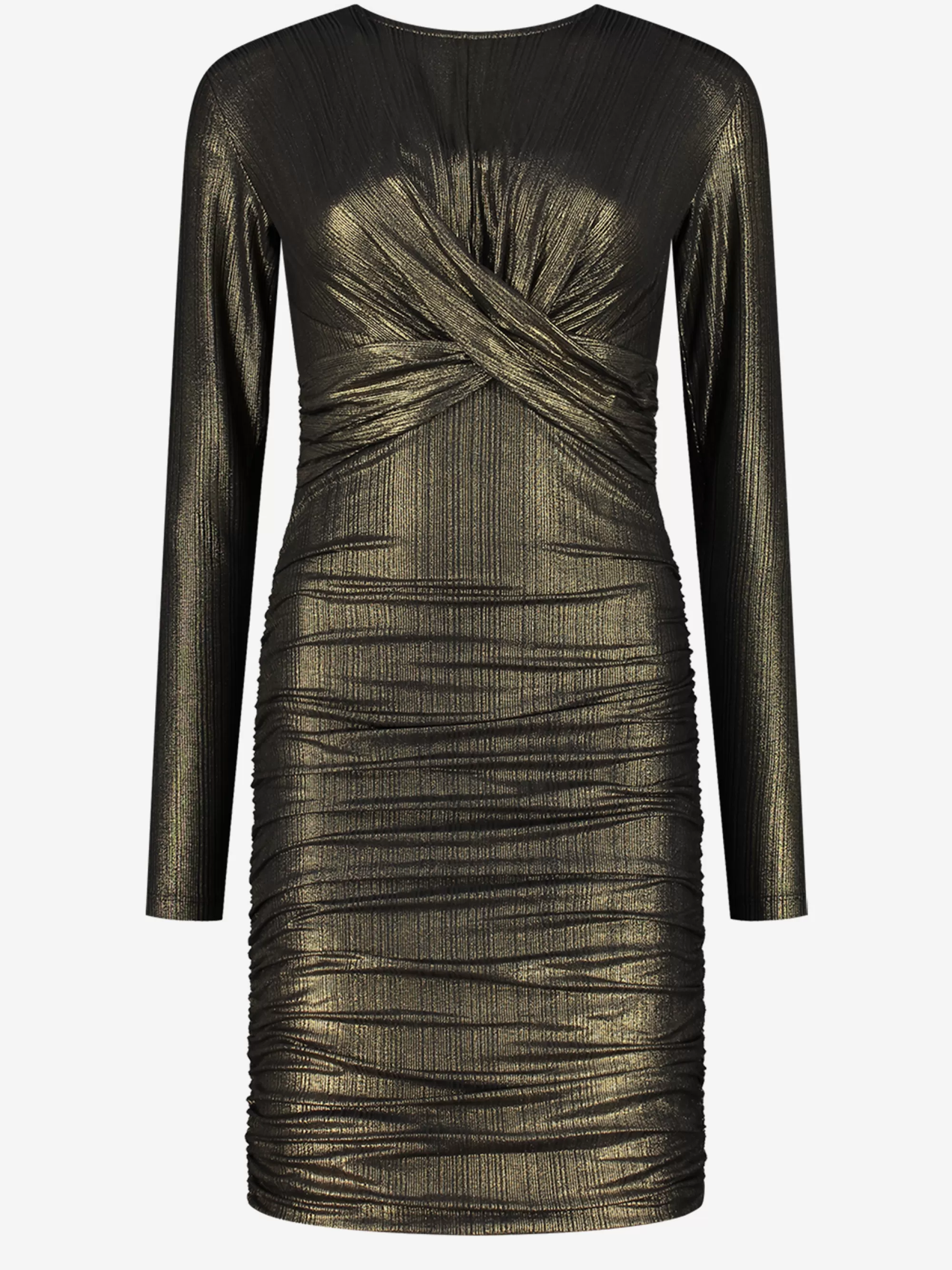 Women FIFTH HOUSE Dresses-Fitted Metallic dress