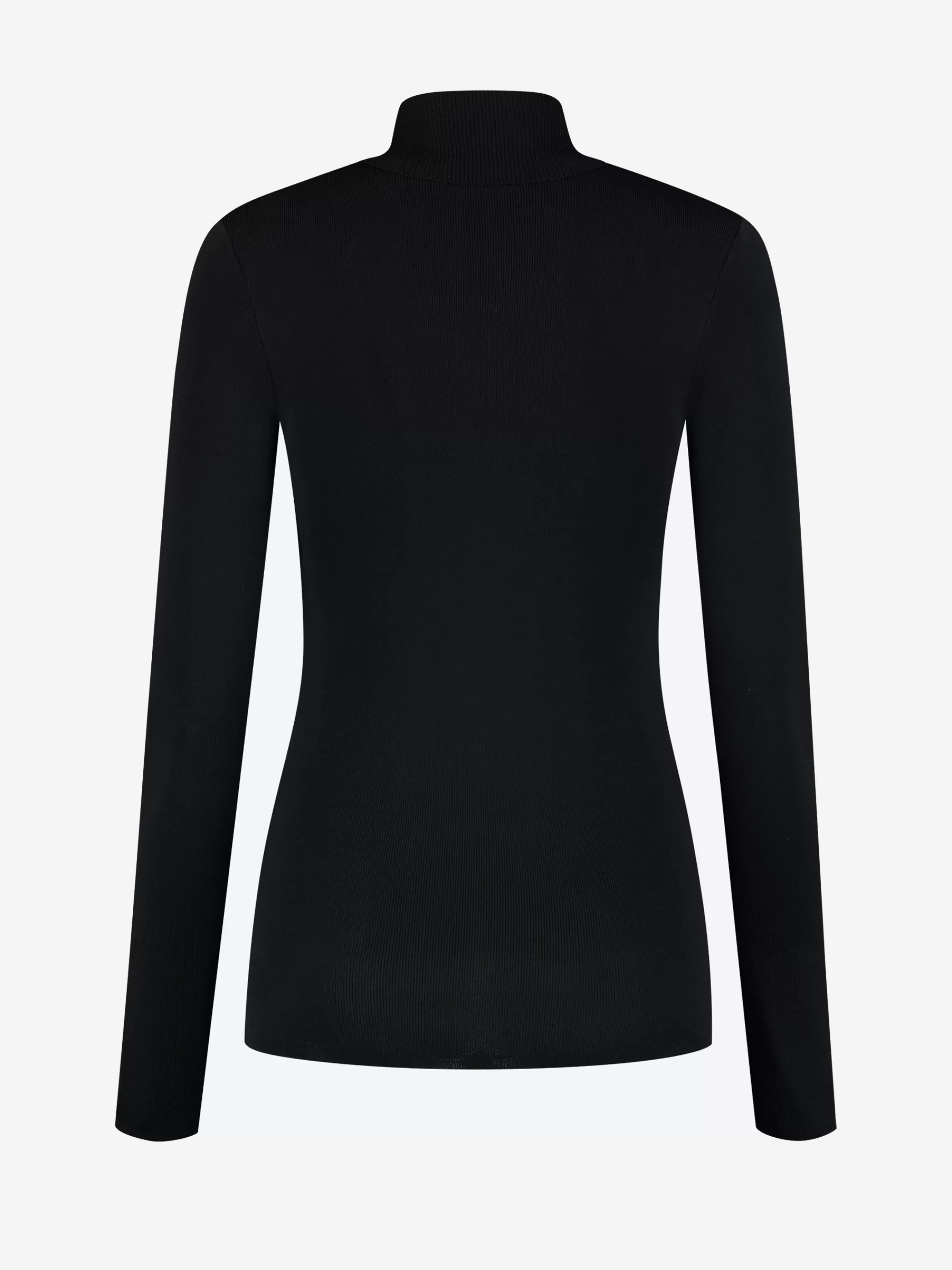 Women FIFTH HOUSE Skiwear | Tops-Fitted top with logo patch and turtleneck