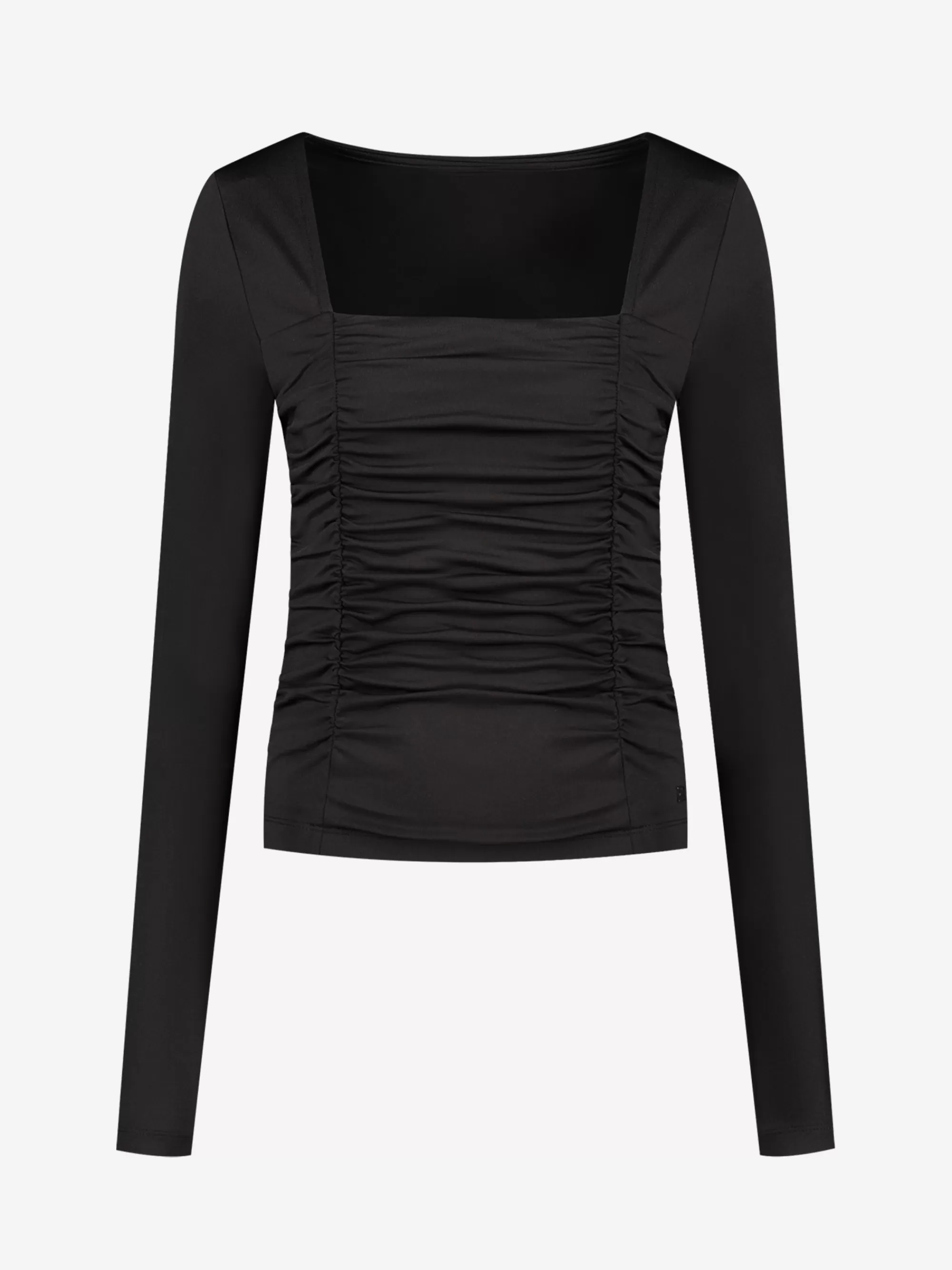 Women FIFTH HOUSE Tops-Fitted top with square neckline