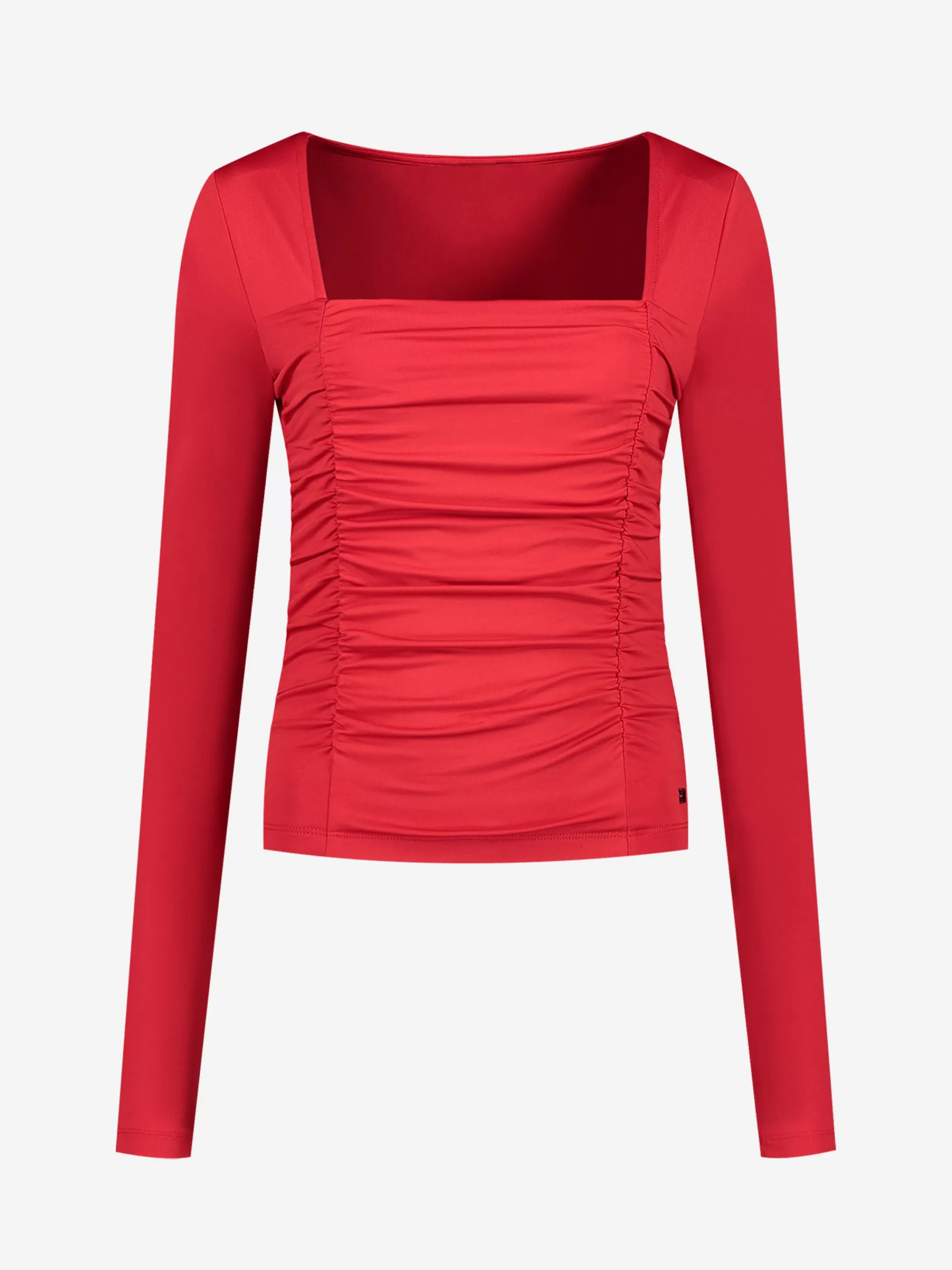 Women FIFTH HOUSE Tops-Fitted top with square neckline