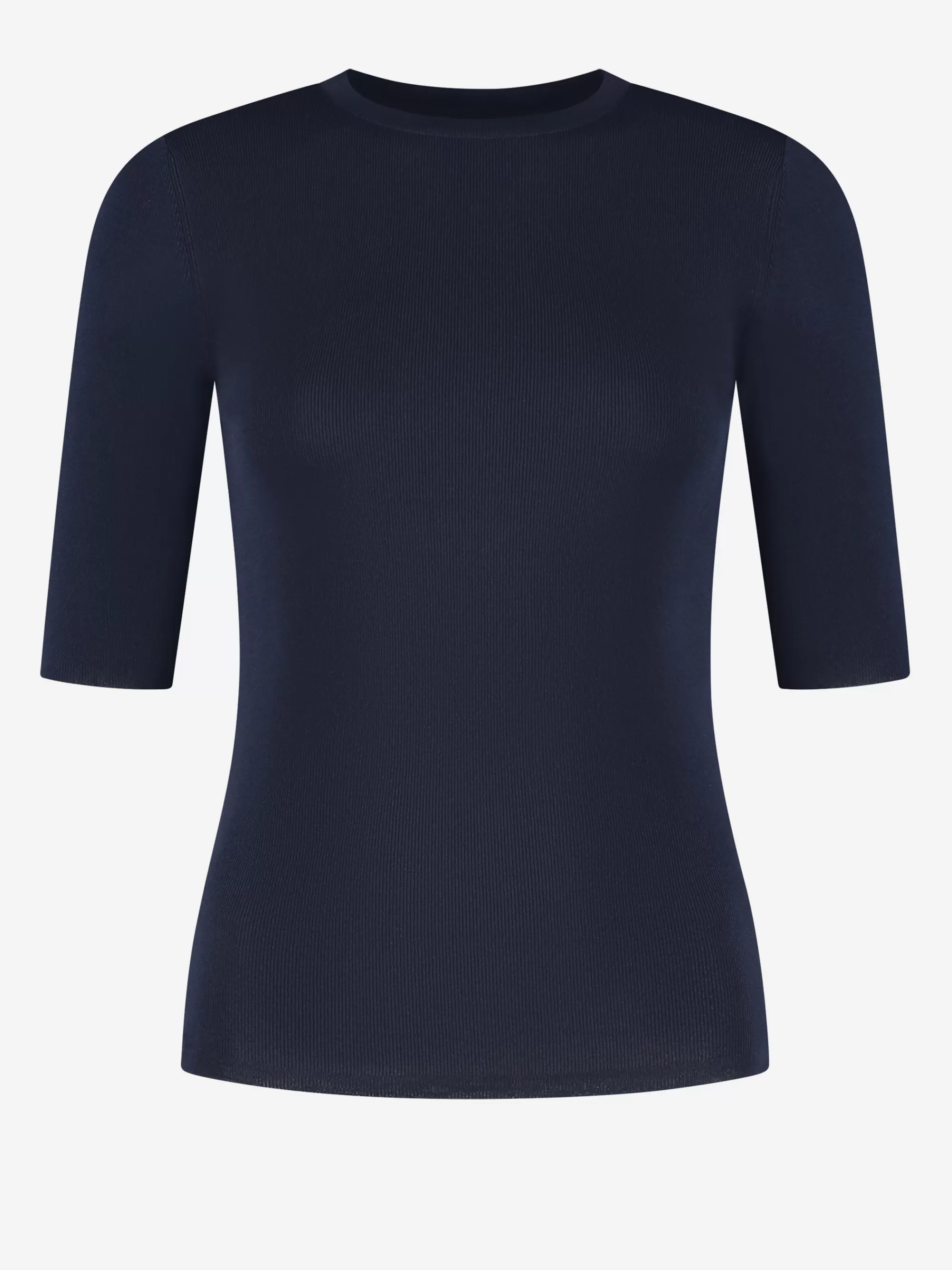 Women FIFTH HOUSE Tops-Fitted top with three-quarter length sleeves