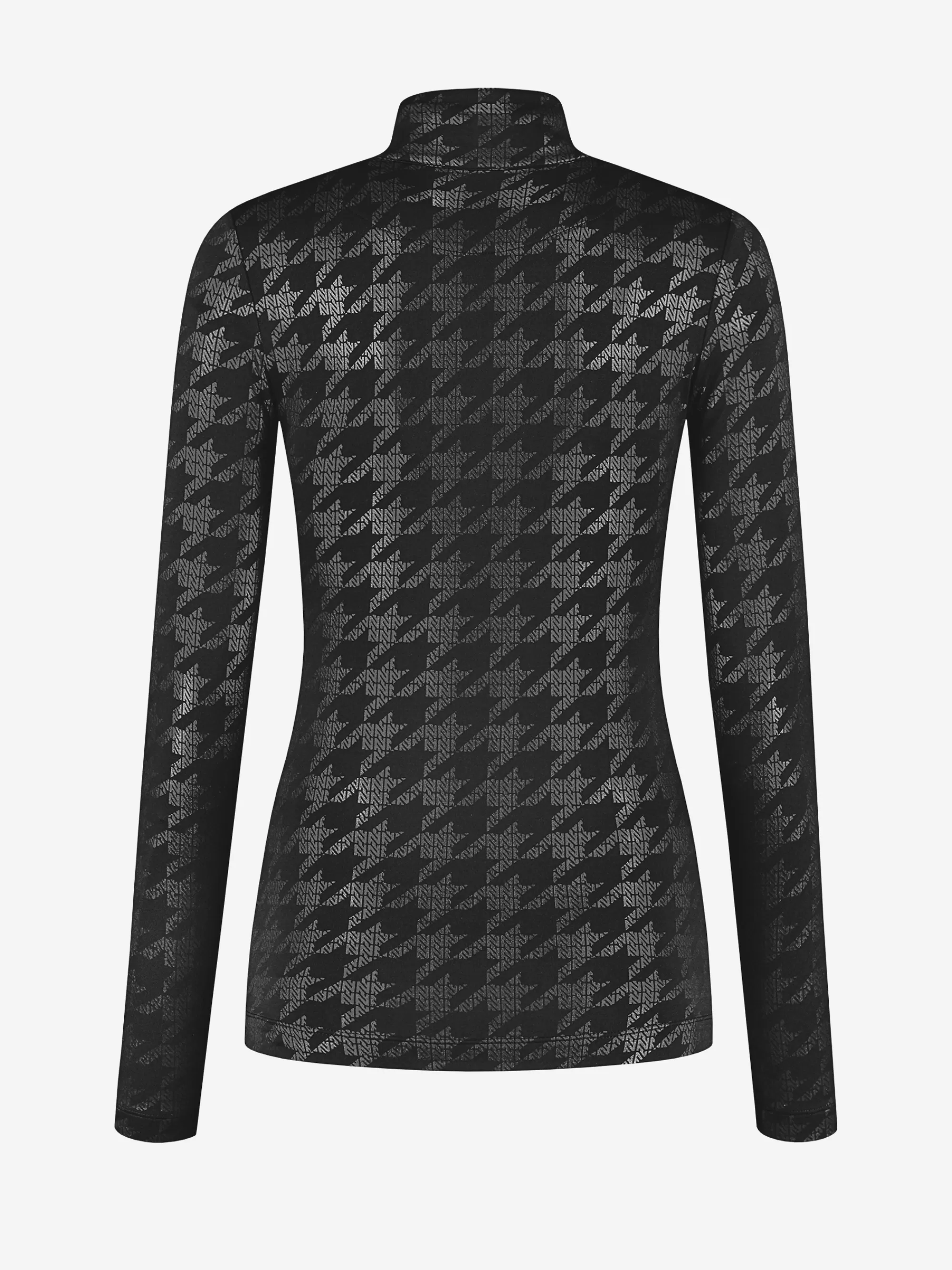 Women FIFTH HOUSE Skiwear | Tops-Fitted top with zipper and logo pattern