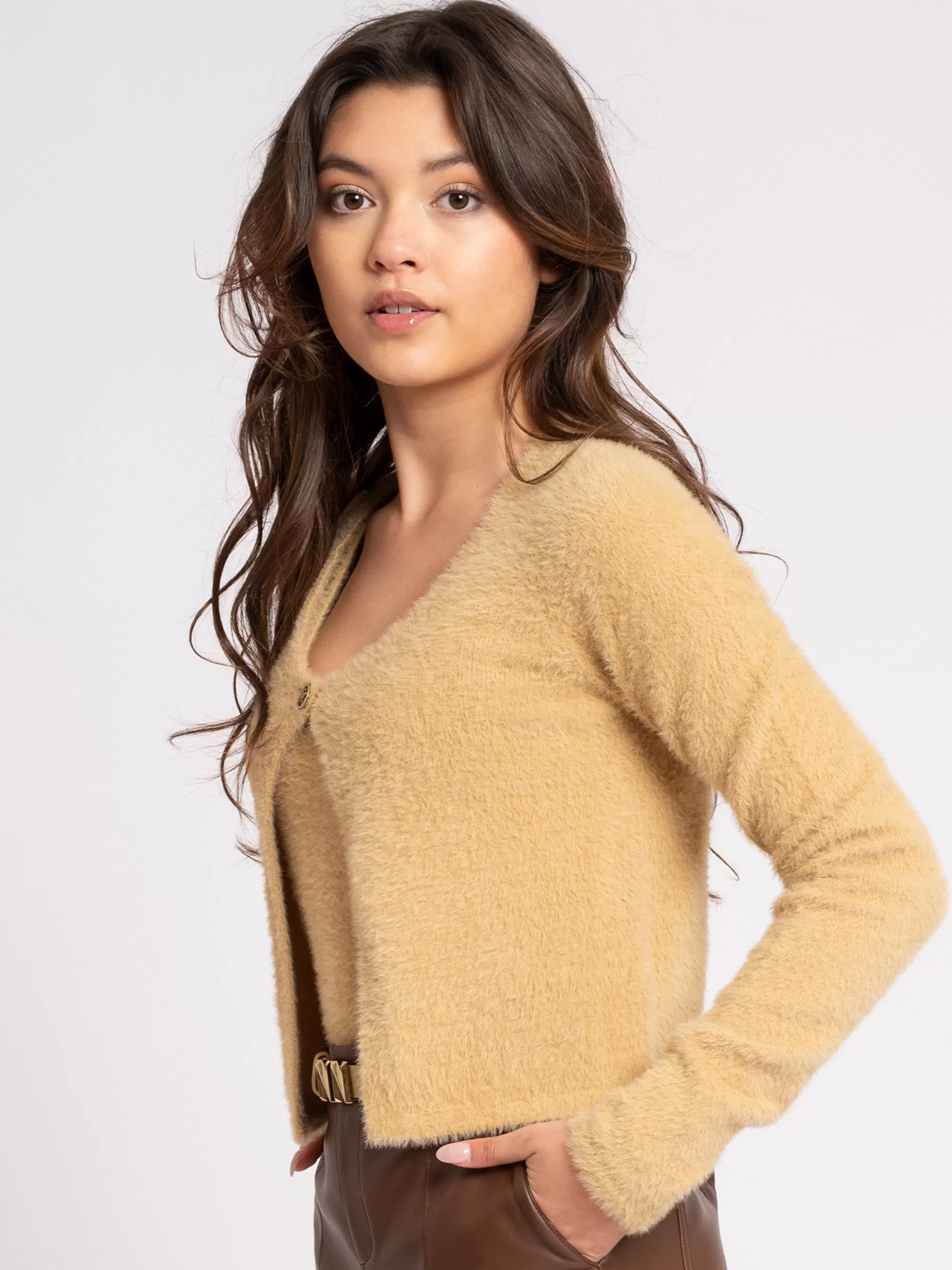 FIFTH HOUSE Sweaters & Cardigans-Fluffy cardigan