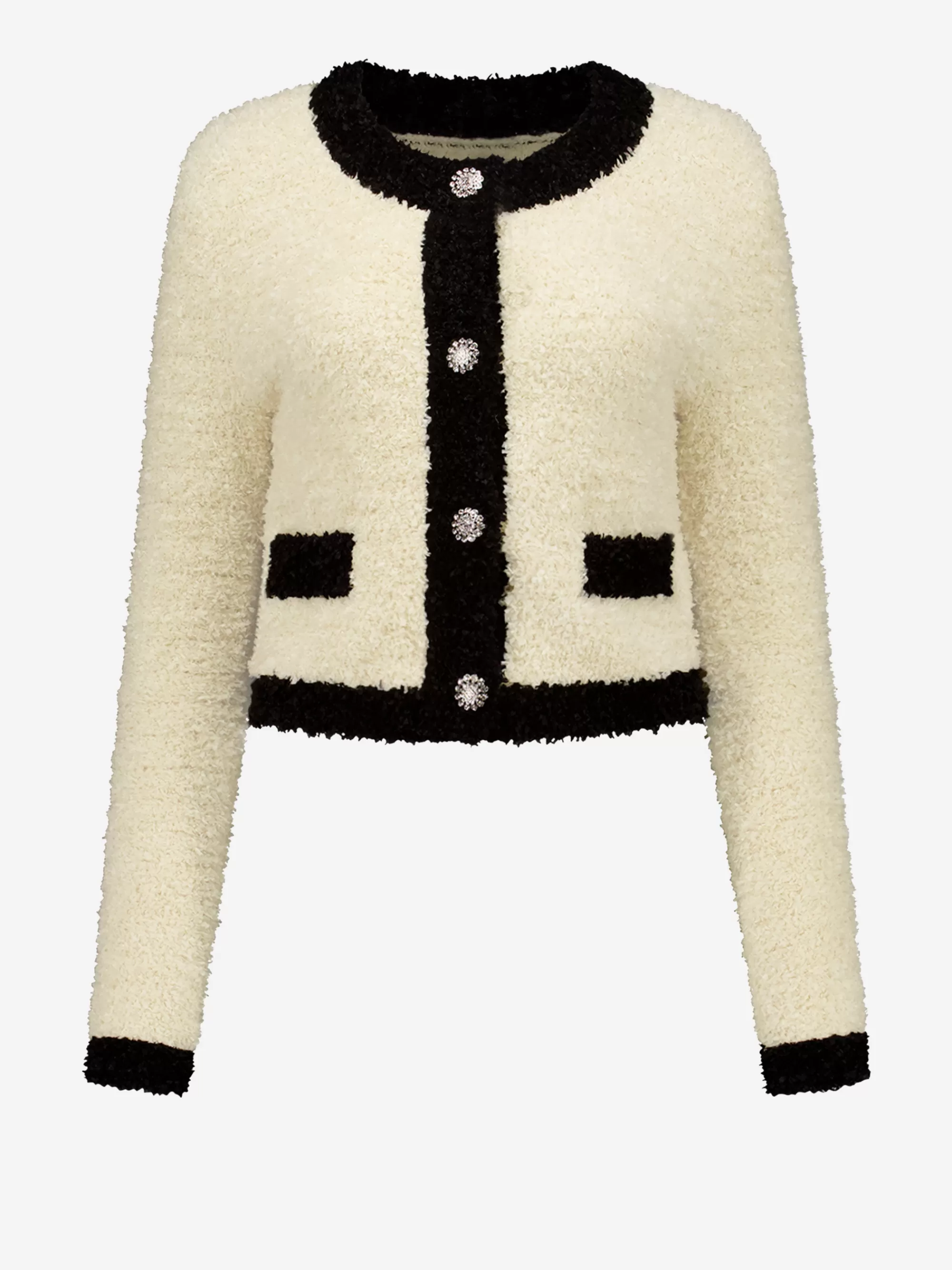 Women FIFTH HOUSE Sweaters & Cardigans-Fluffy cardigan with buttons