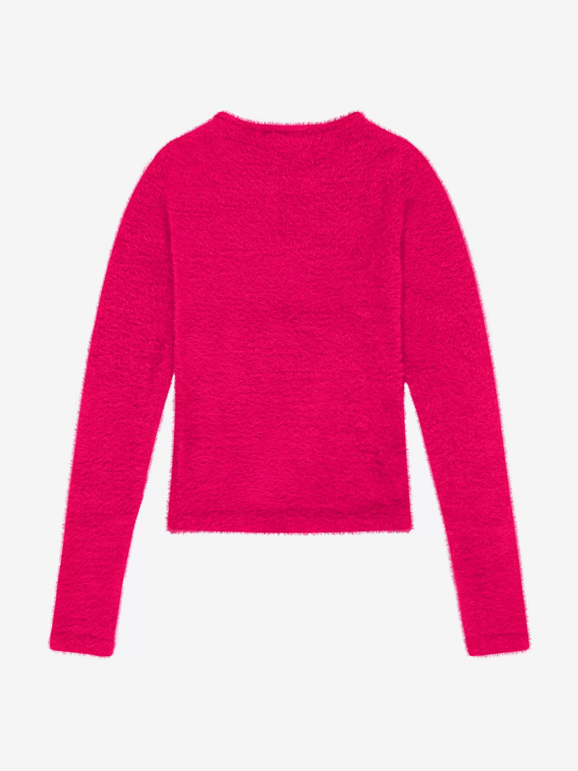 FIFTH HOUSE Tops-Fluffy sweater with detail at the neck