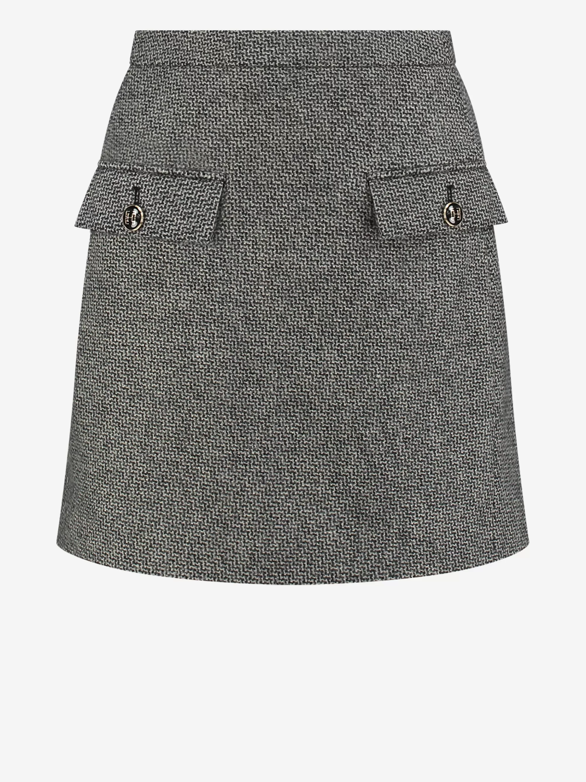 Women FIFTH HOUSE Skirts-Herringbone skirt