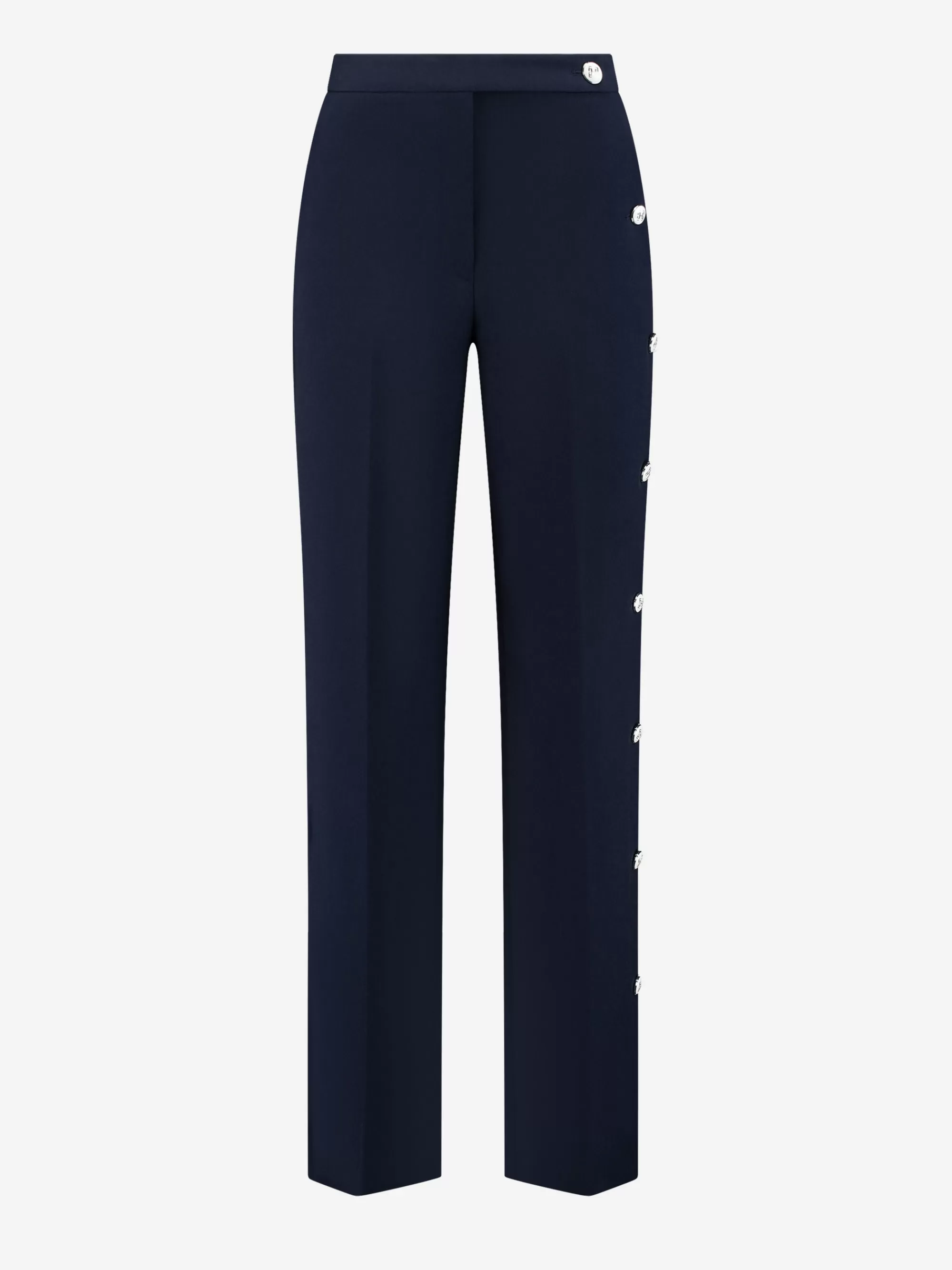 Women FIFTH HOUSE Sets & Co-ords | Pants & Jeans-High rise pants with buttons