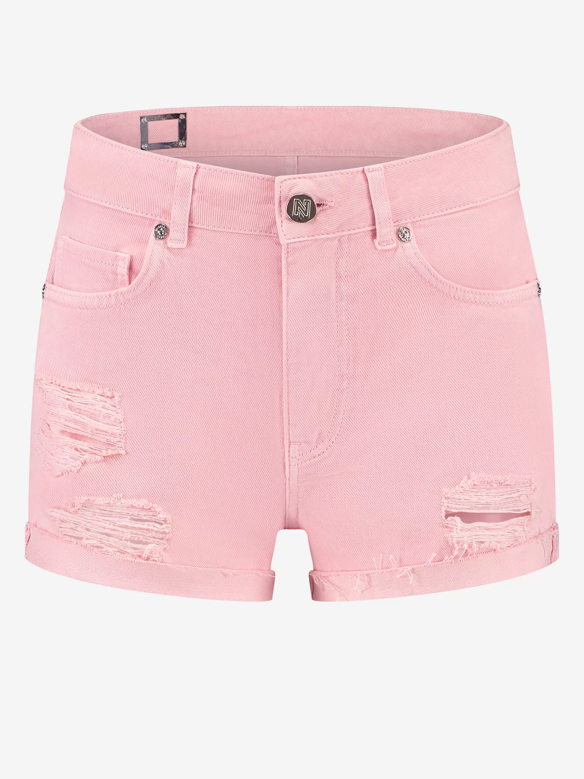 Women FIFTH HOUSE Shorts-High waist denim short