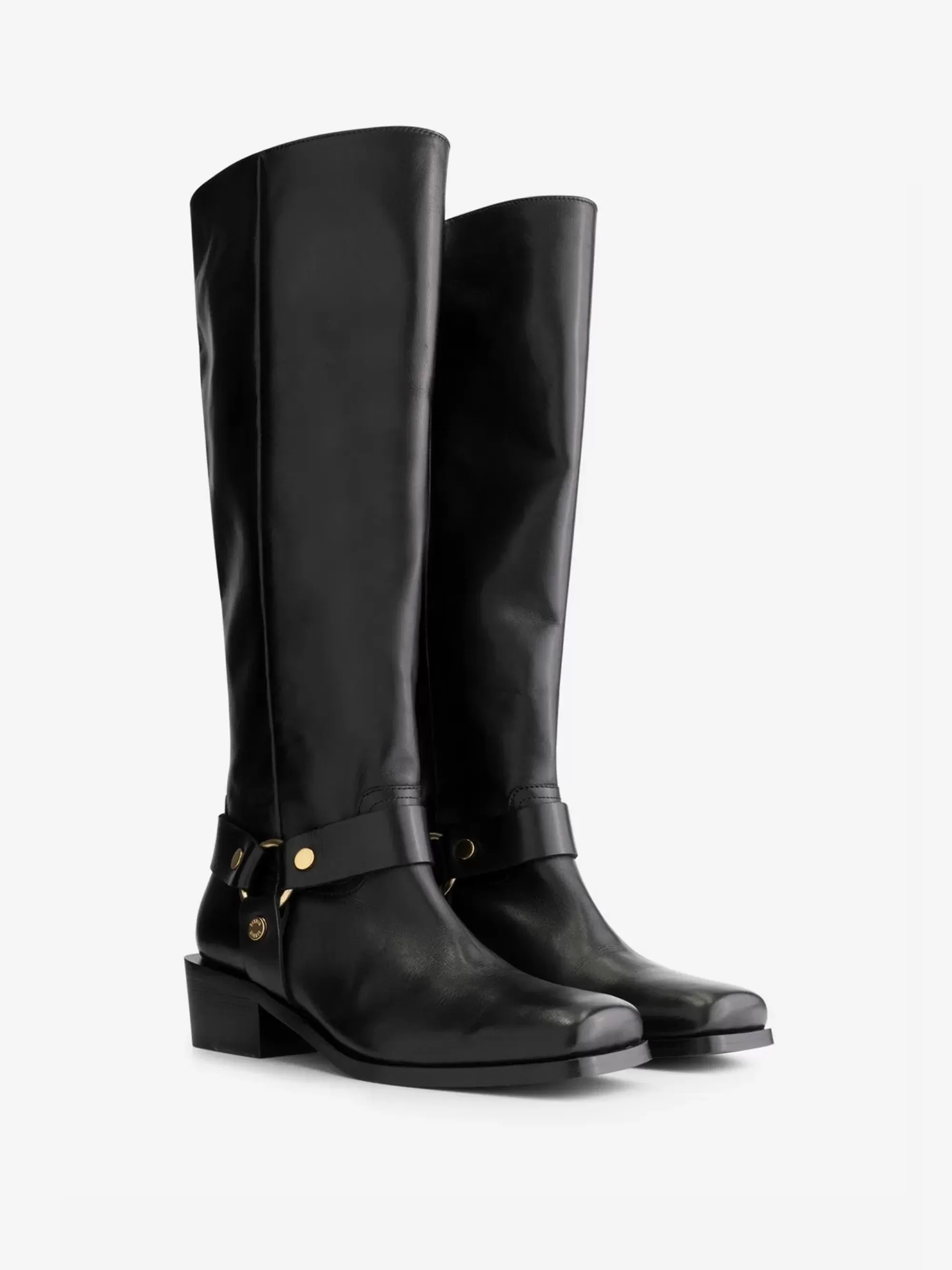 Women FIFTH HOUSE All Shoes-Leather high boots with buckle