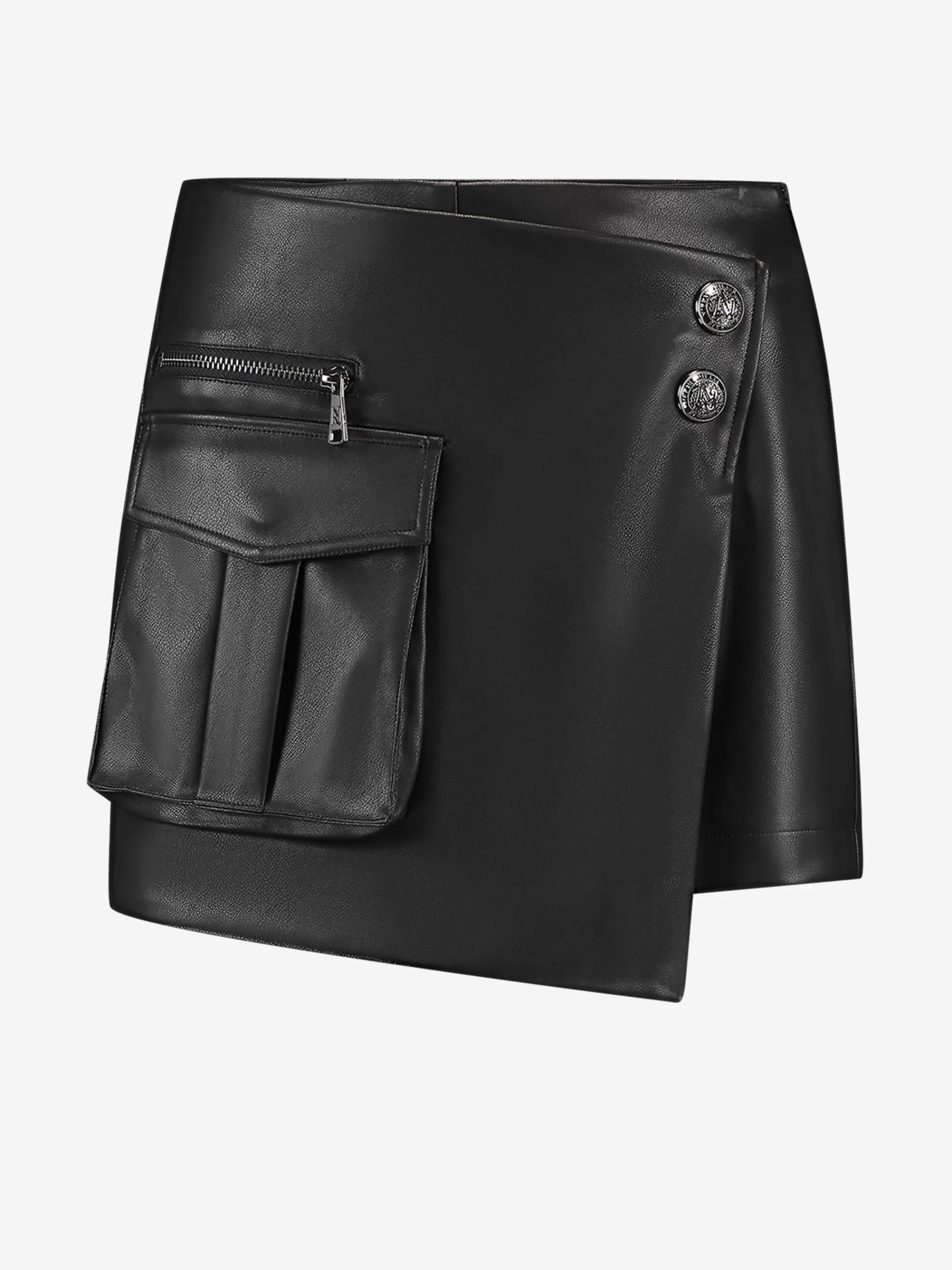 Women FIFTH HOUSE Shorts | Skirts-Leather look skort