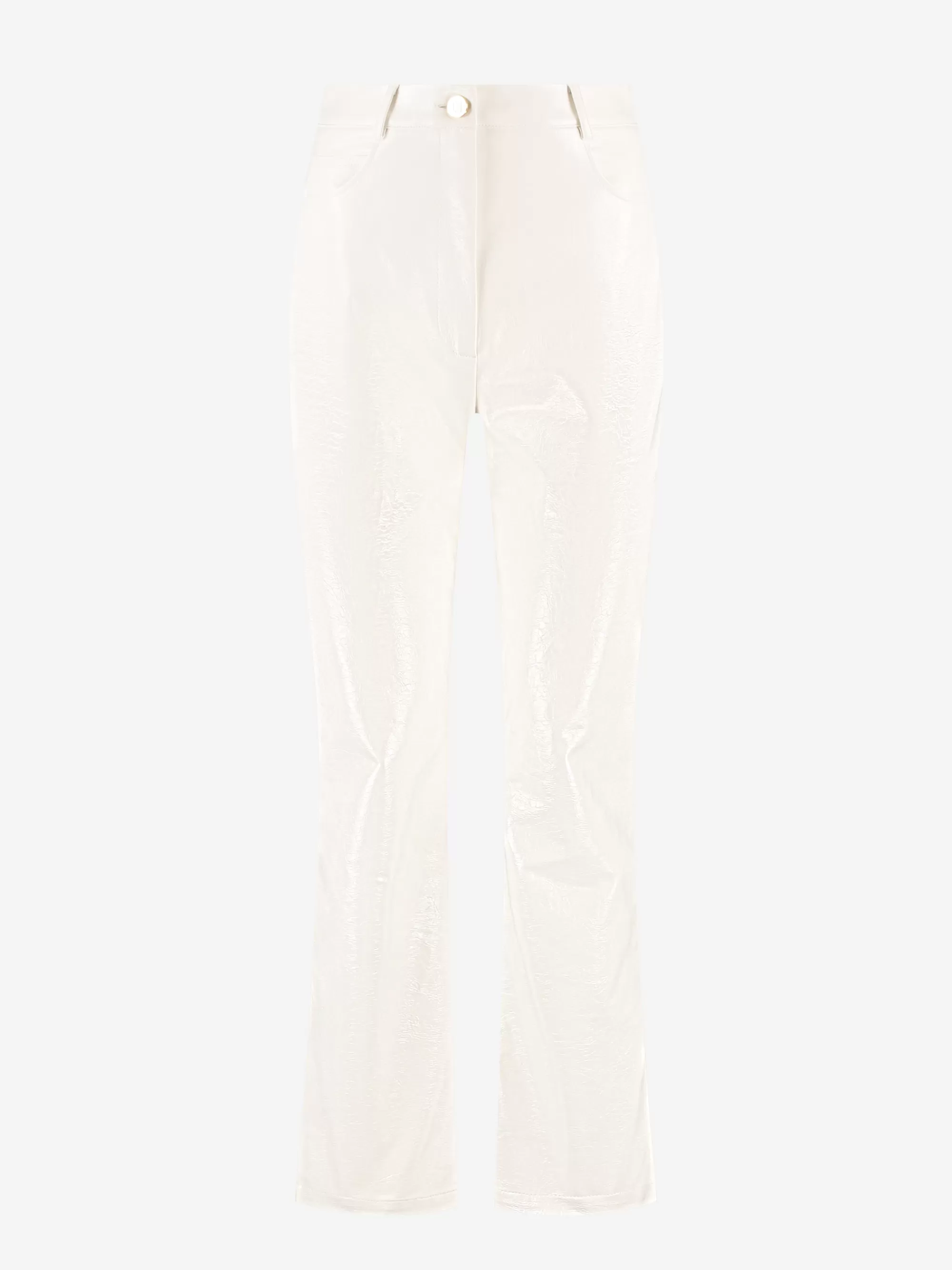 Women FIFTH HOUSE Pants & Jeans-Leather look trousers with animal pattern