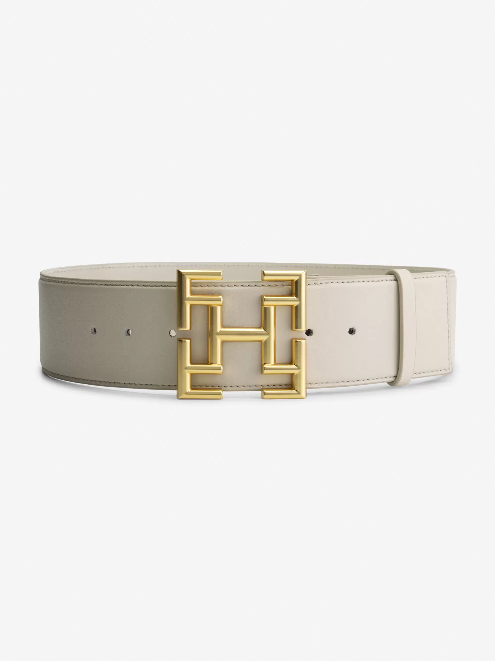 Women FIFTH HOUSE Belts-Leather waist belt with logo buckle