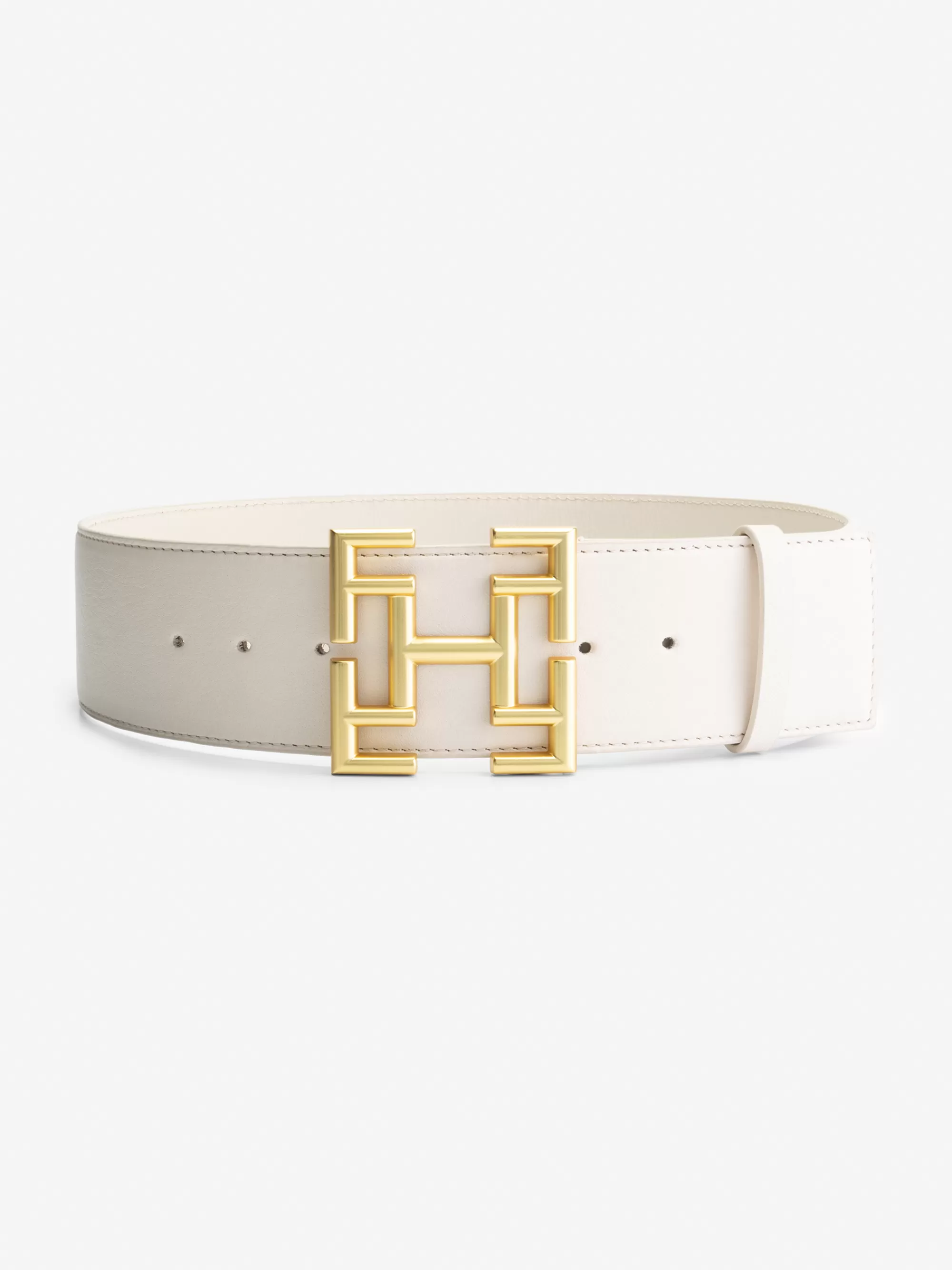 Women FIFTH HOUSE Belts-Leather waist belt with logo buckle