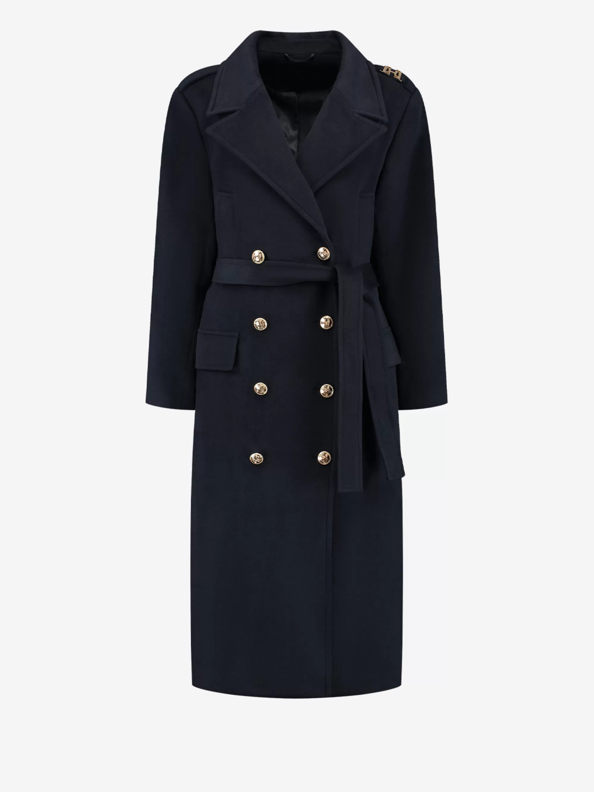 Women FIFTH HOUSE Coats & Jackets-Long coat with belt