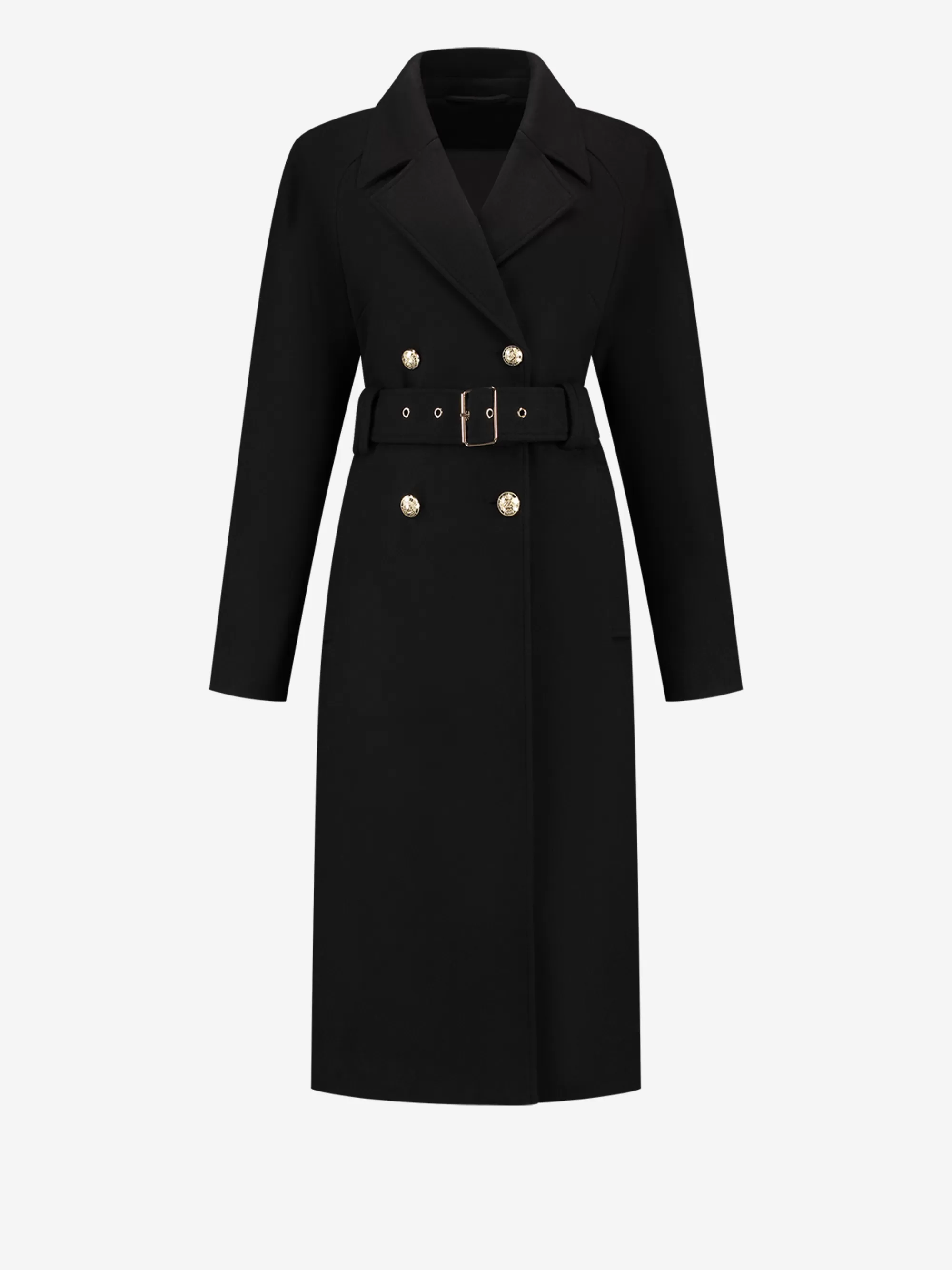 Women FIFTH HOUSE Coats & Jackets-Long coat with belt