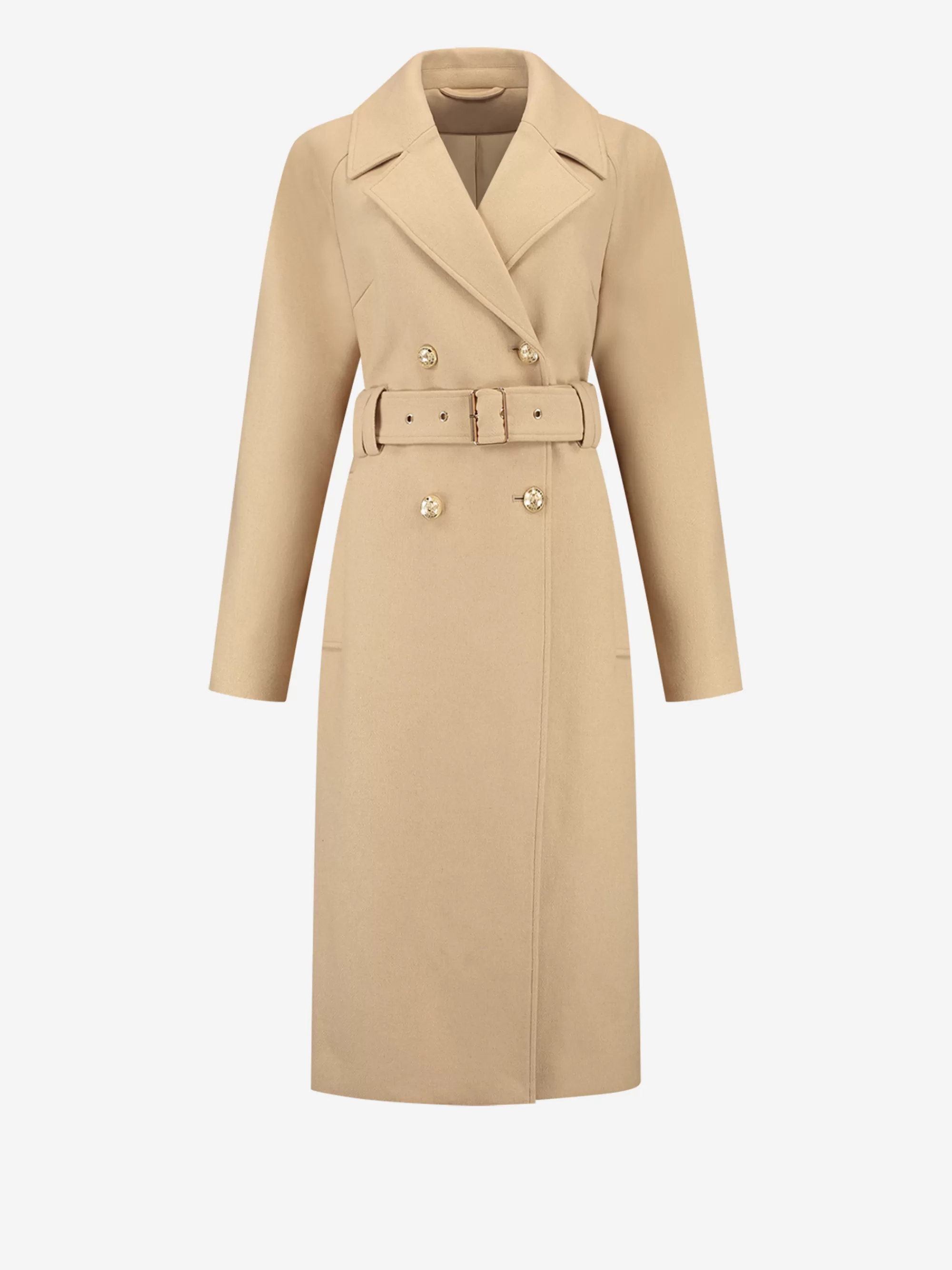 Women FIFTH HOUSE Coats & Jackets-Long coat with belt