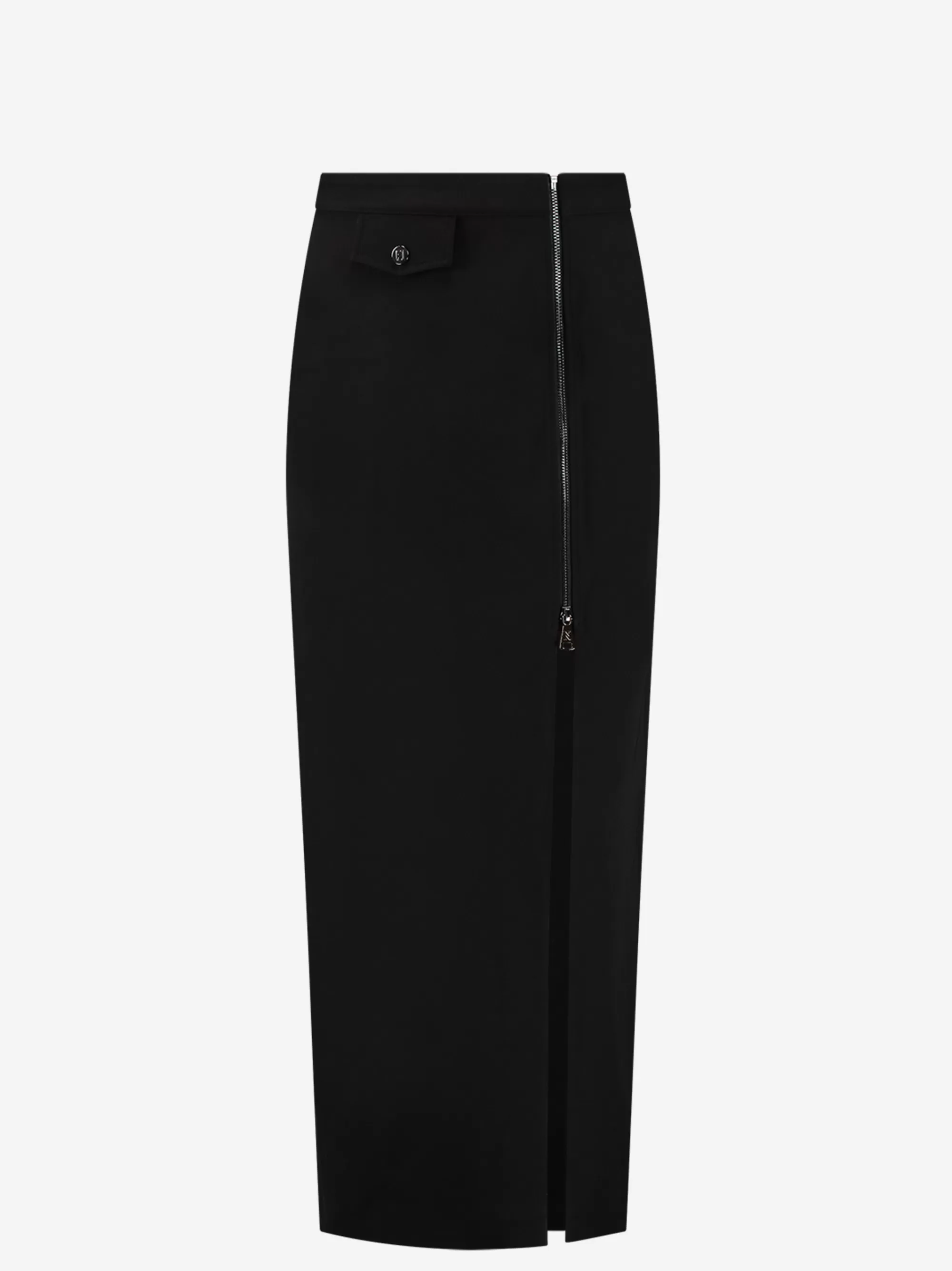 Women FIFTH HOUSE Skirts-Long skirt with zipper detail