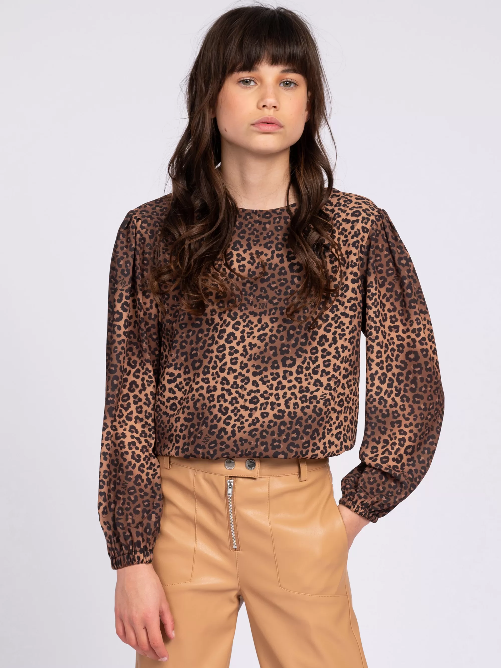 FIFTH HOUSE Sets & Co-ords | Shirts & Blouses-Loose-fitting blouse with leopard print