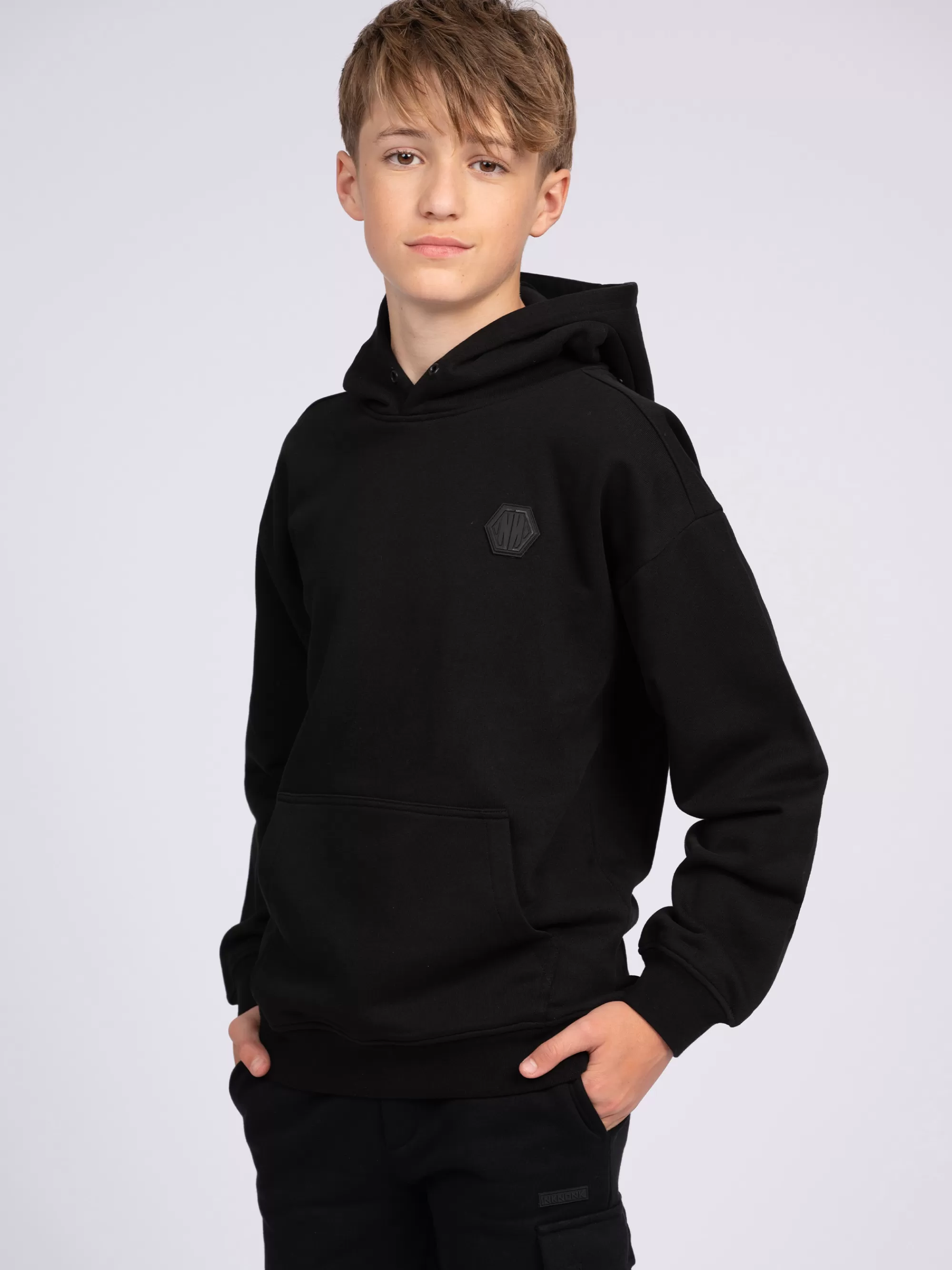 BOY FIFTH HOUSE Sets & Co-ords | Sweaters & Cardigans-Loose-fitting hoodie with N&N patch