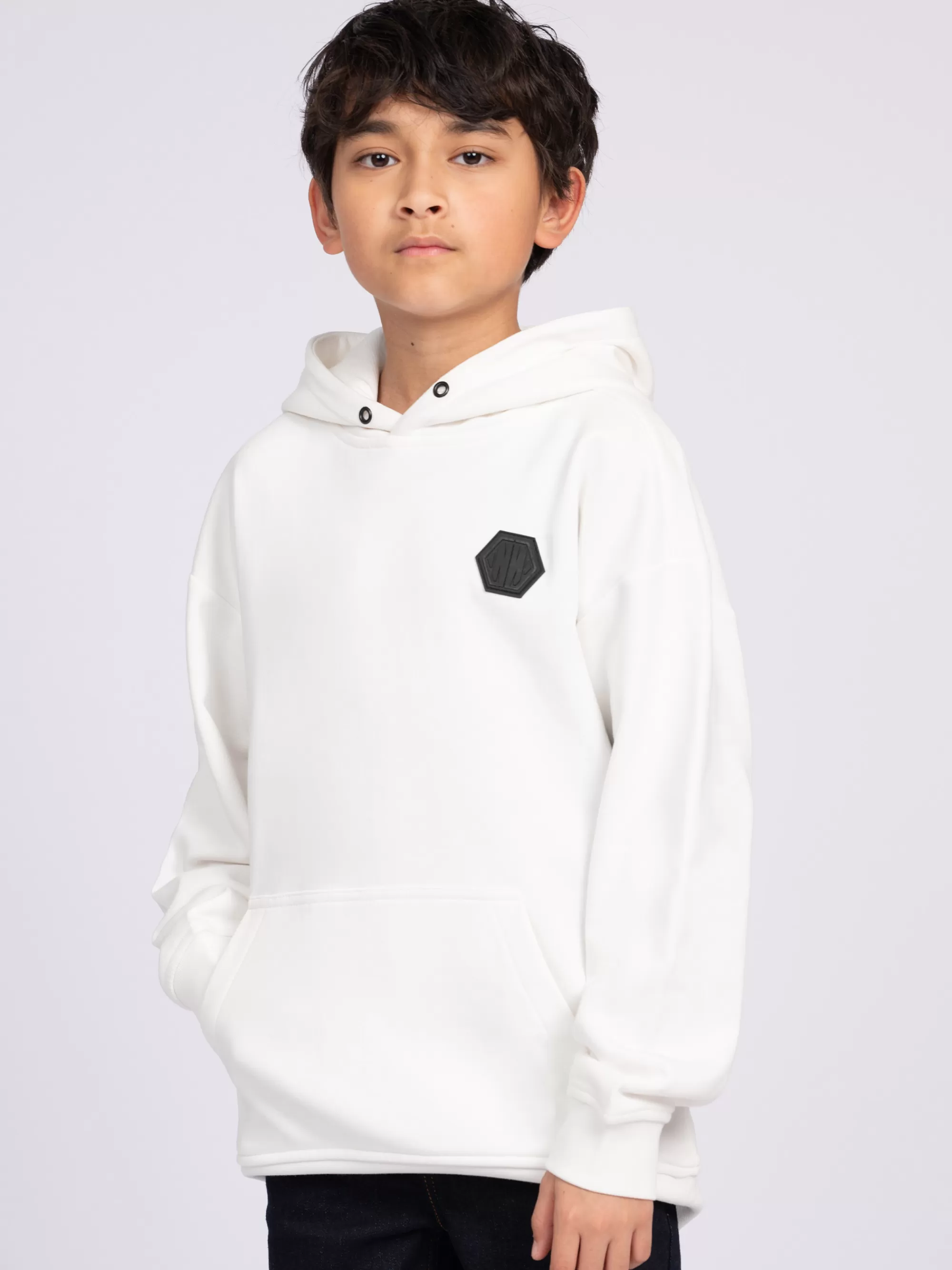 BOY FIFTH HOUSE Sweaters & Cardigans-Loose-fitting hoodie with N&N patch